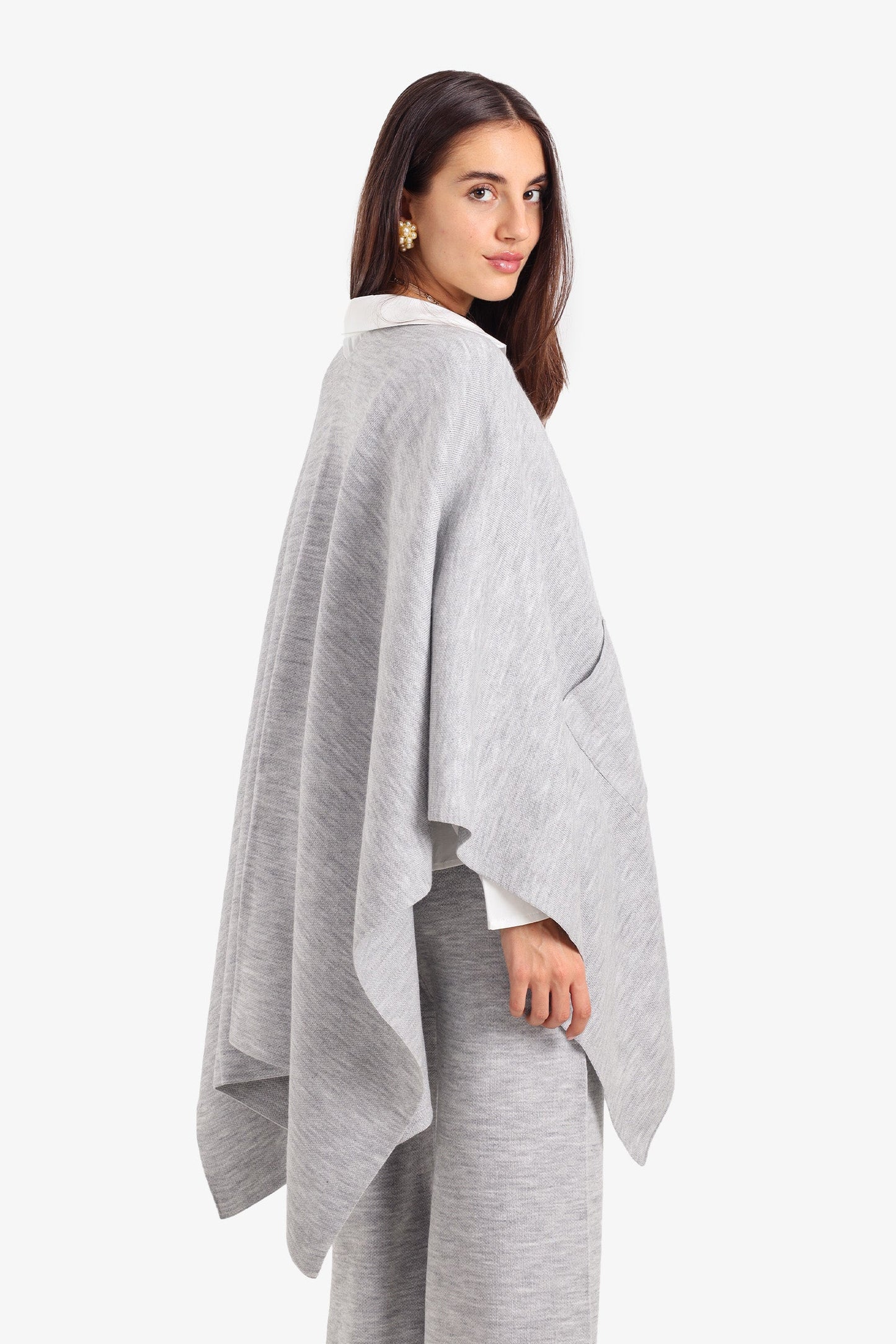 Lounge Poncho with Pockets