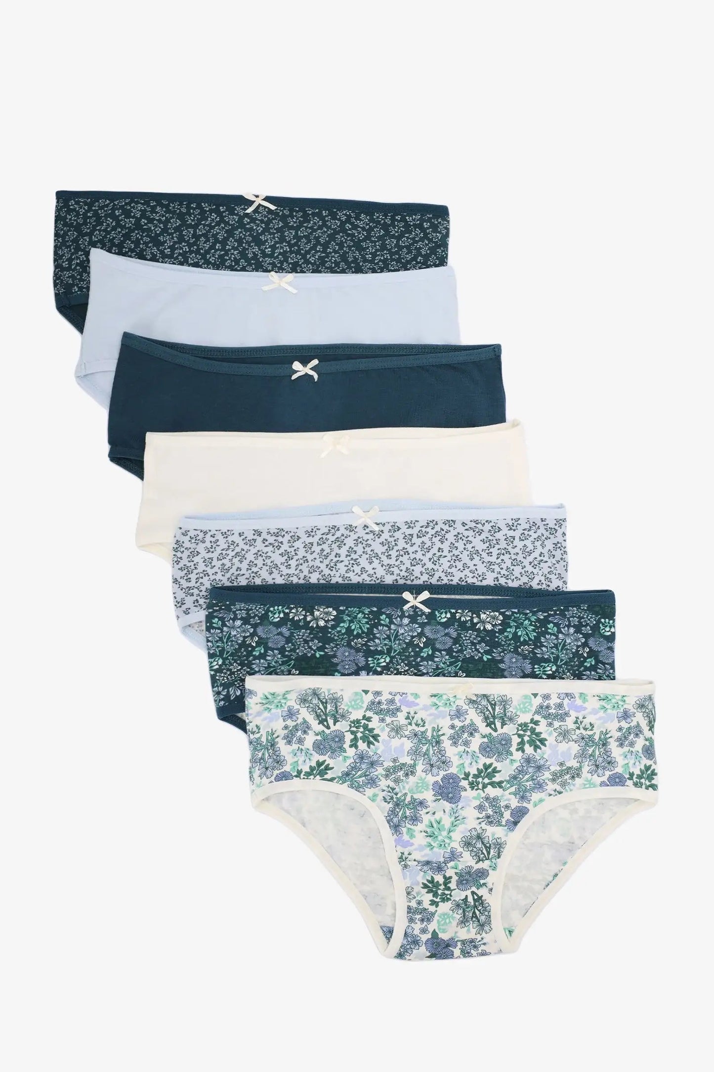Pack of 7 Colored Brief Panties