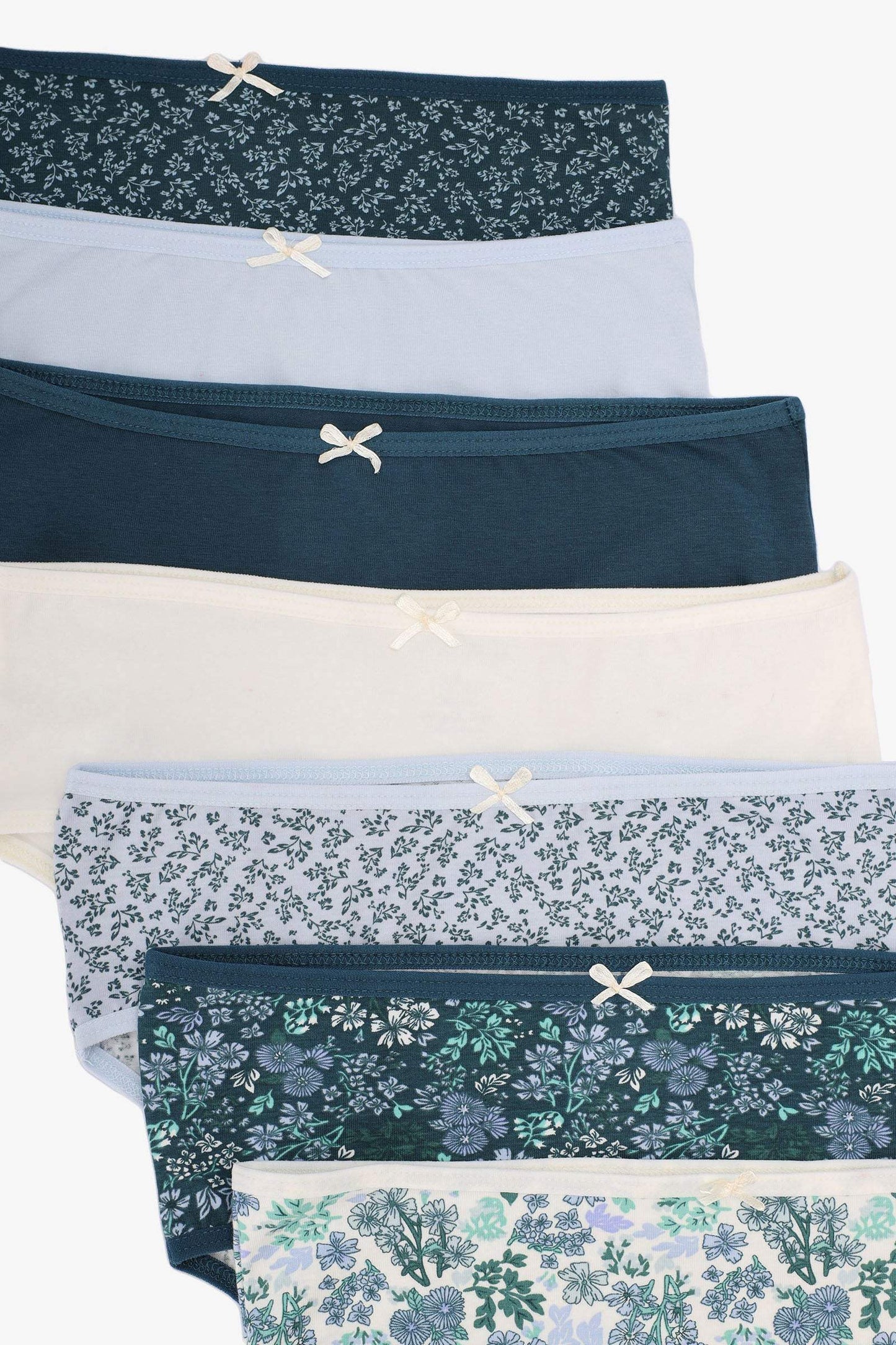 Pack of 7 Colored Brief Panties