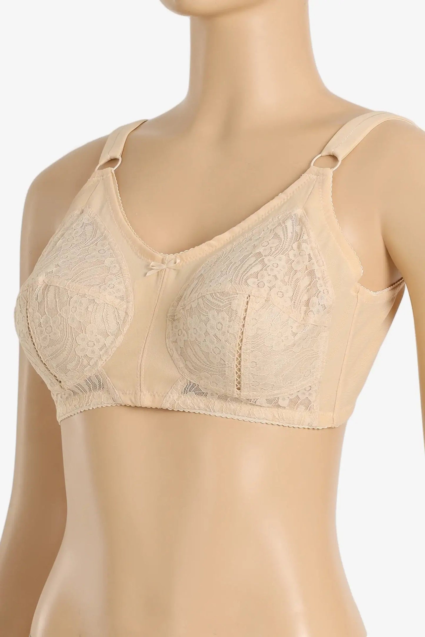 Minimizer Bra with Lace