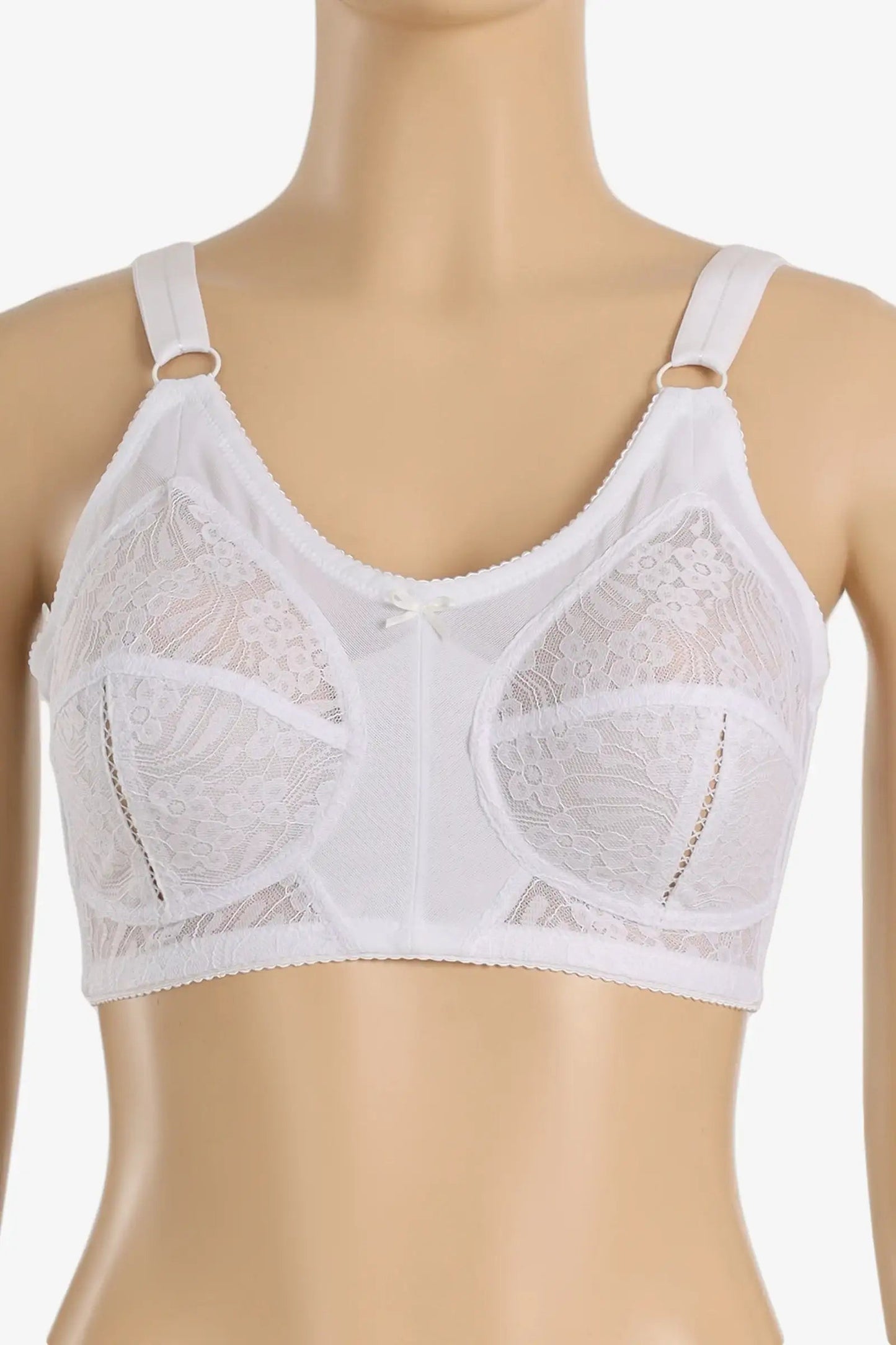 Minimizer Bra with Lace