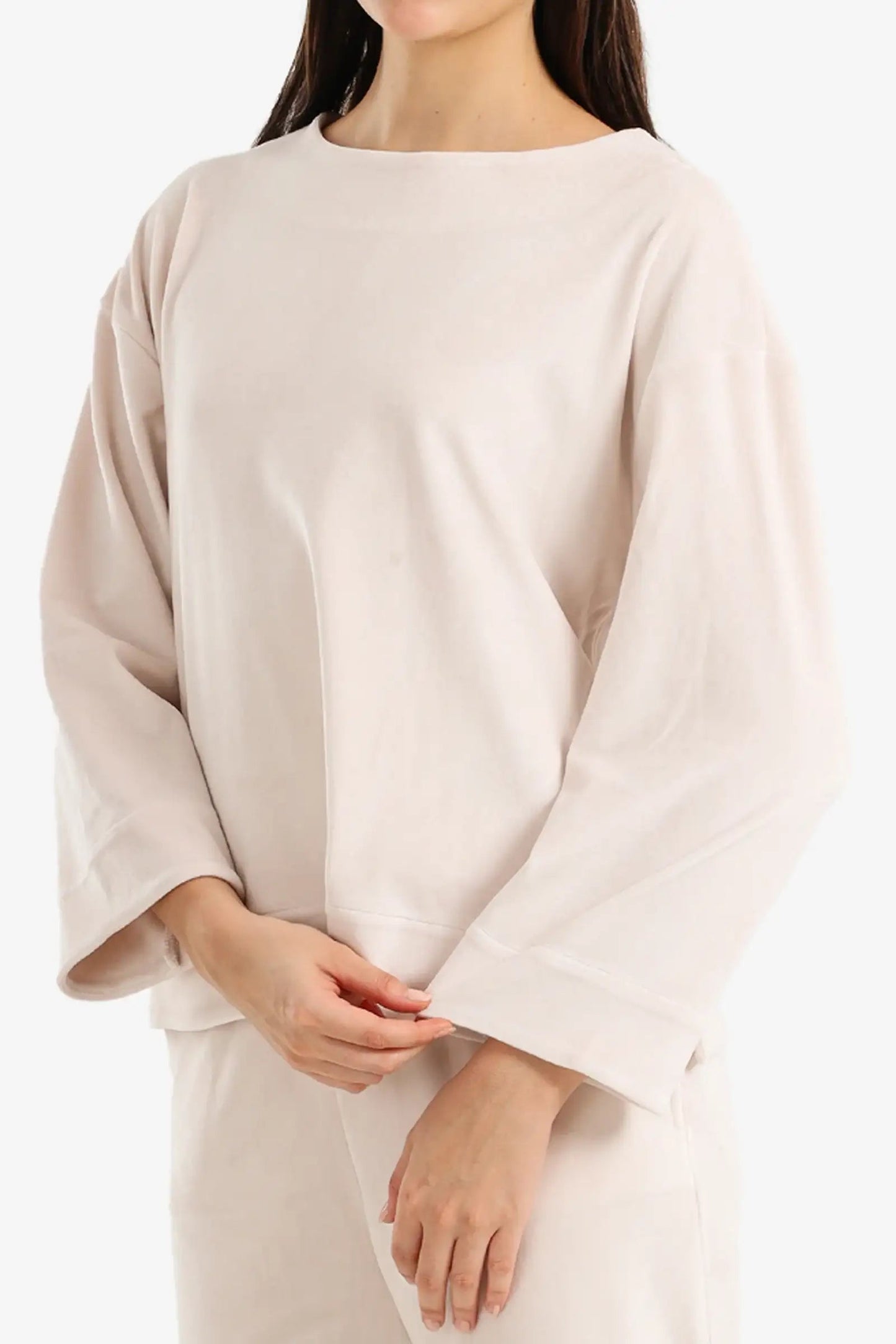 Velvet Long-Sleeve Pyjama Set