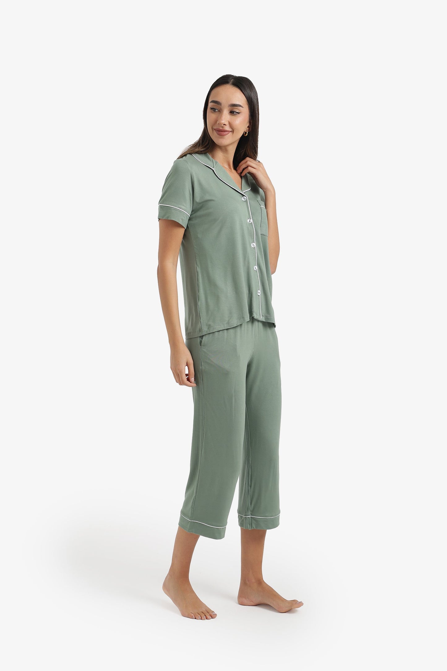 Classic Piping Pyjama Set