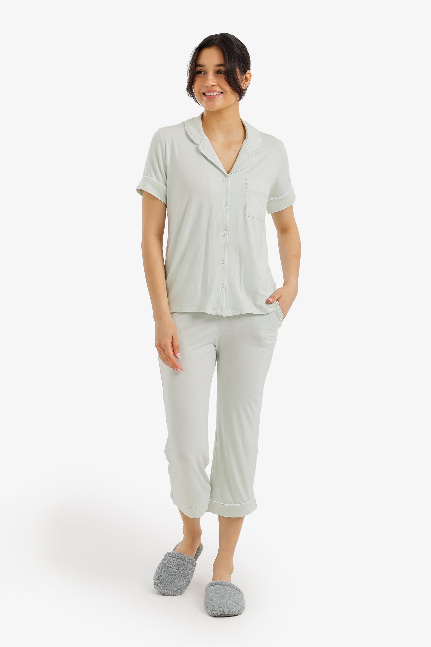 Classic Piping Pyjama Set