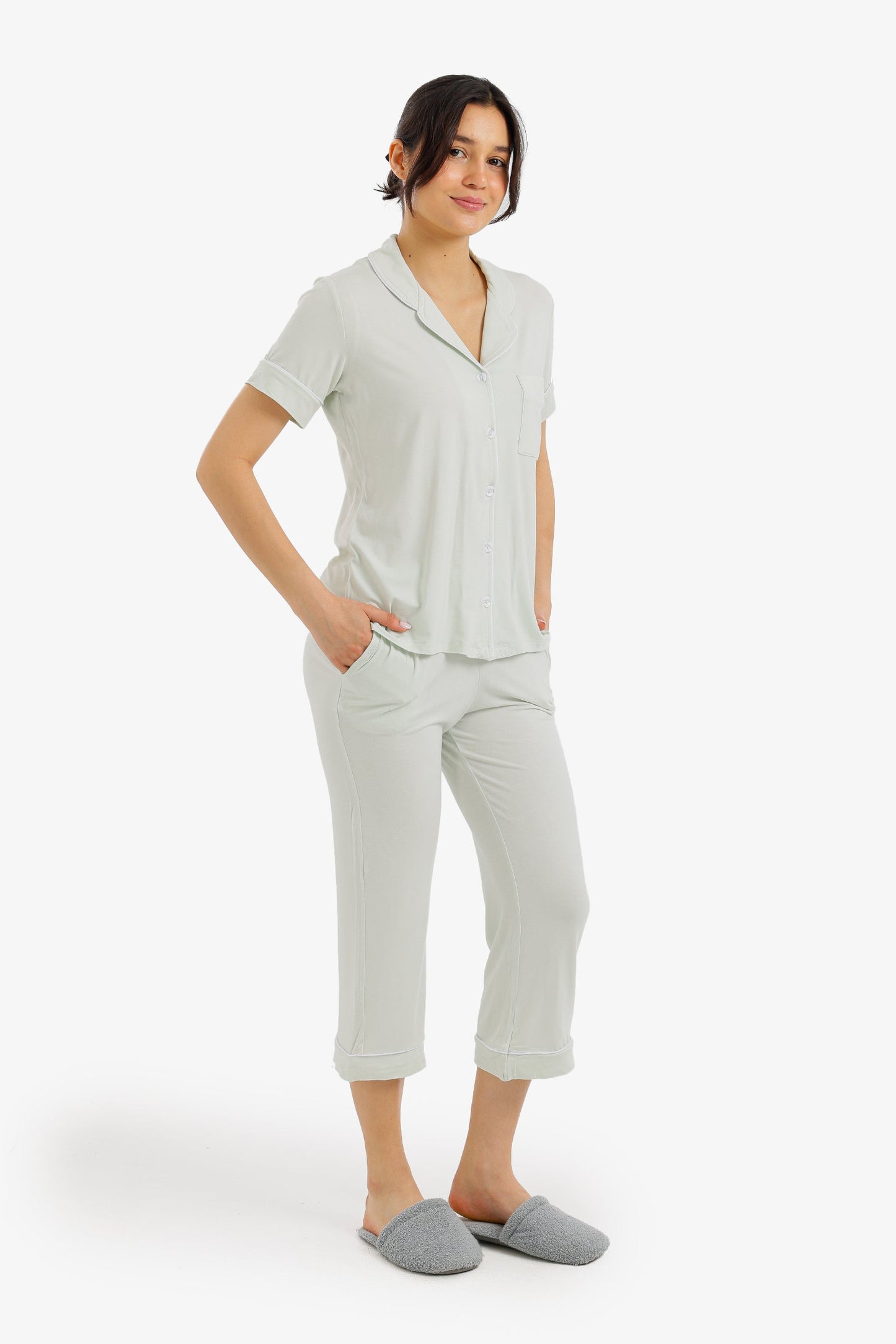 Classic Piping Pyjama Set
