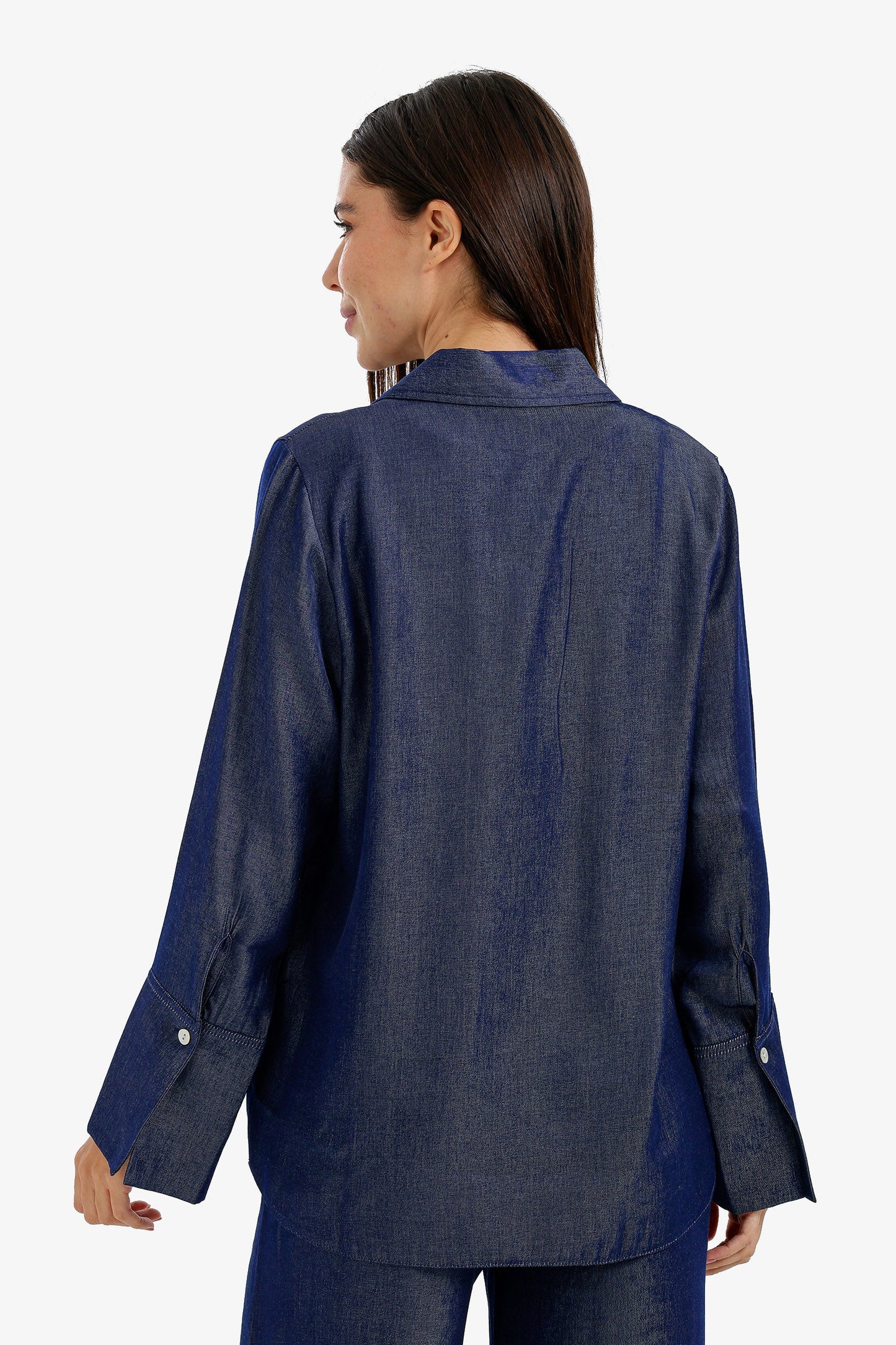 Relaxed High-Low Blouse