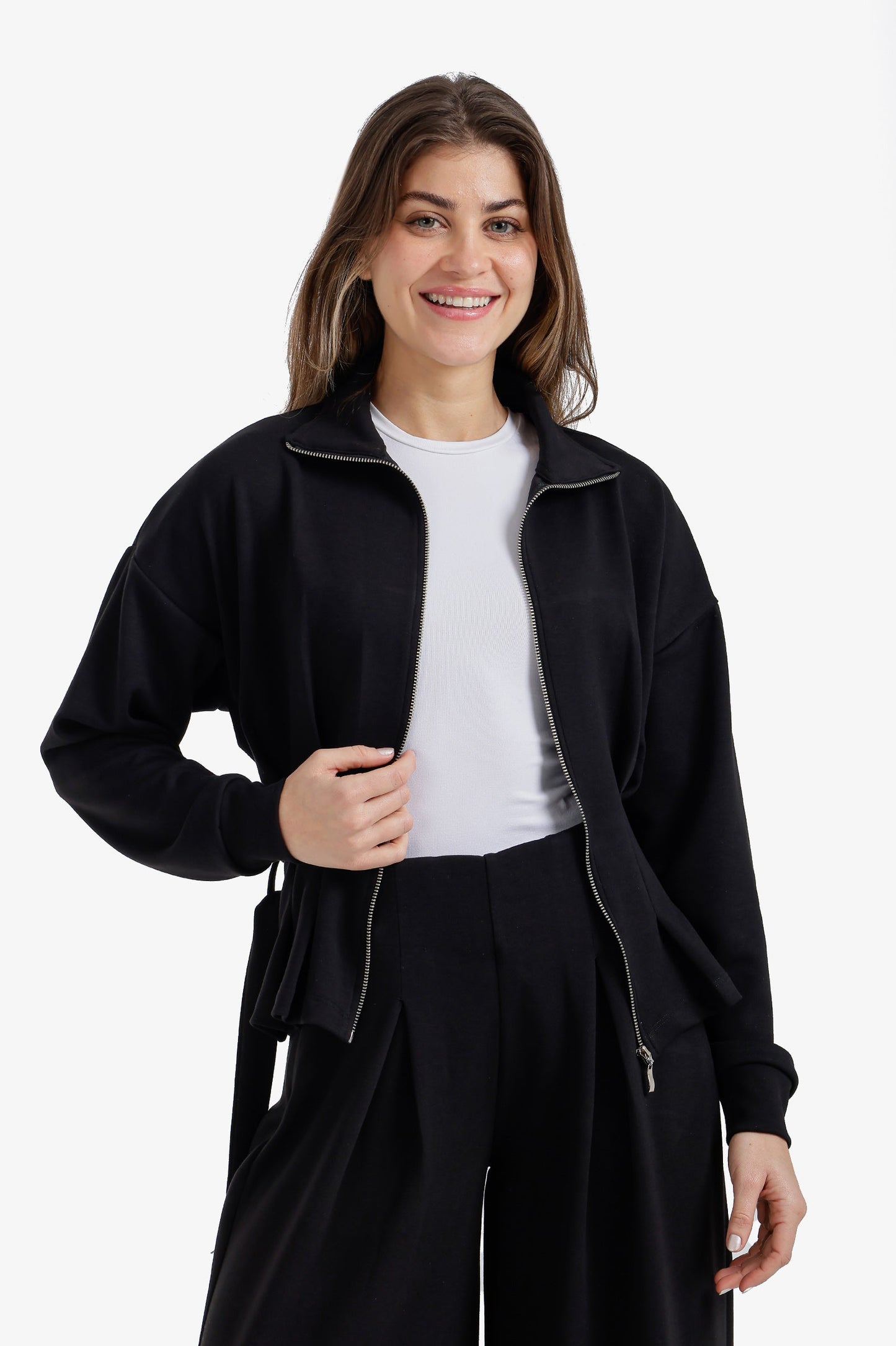 Dropped-Shoulder Lounge Jacket