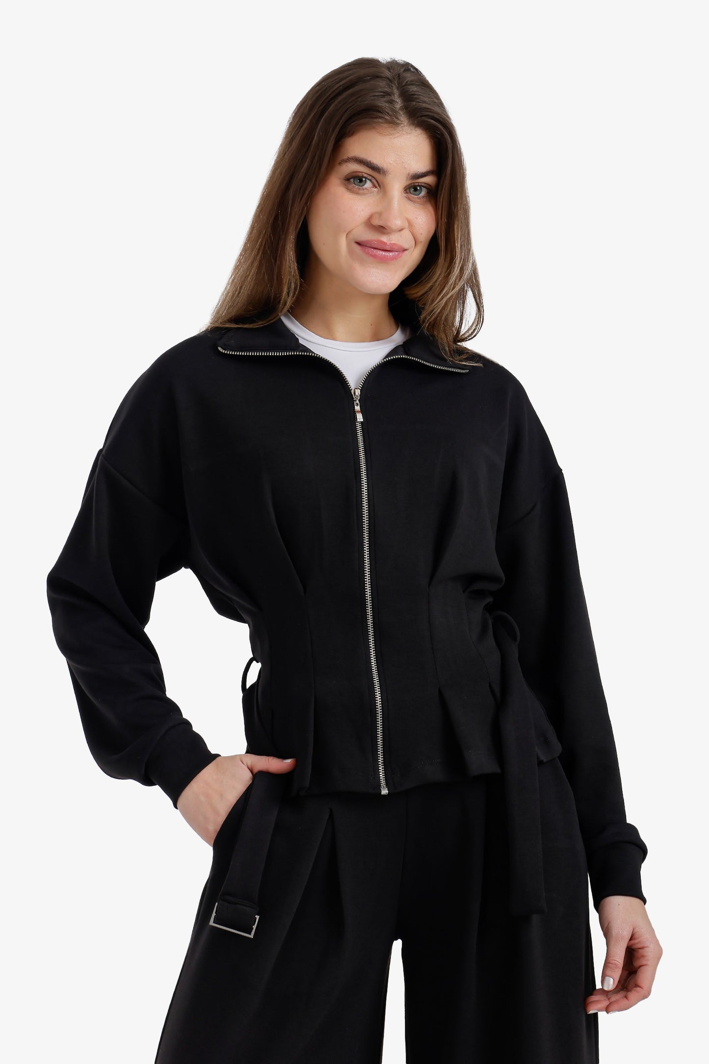 Dropped-Shoulder Lounge Jacket