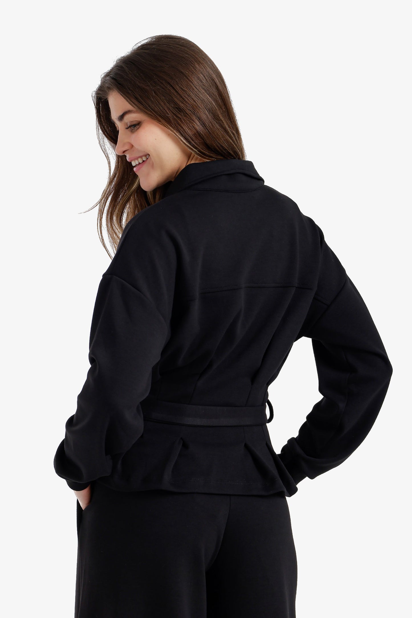 Dropped-Shoulder Lounge Jacket