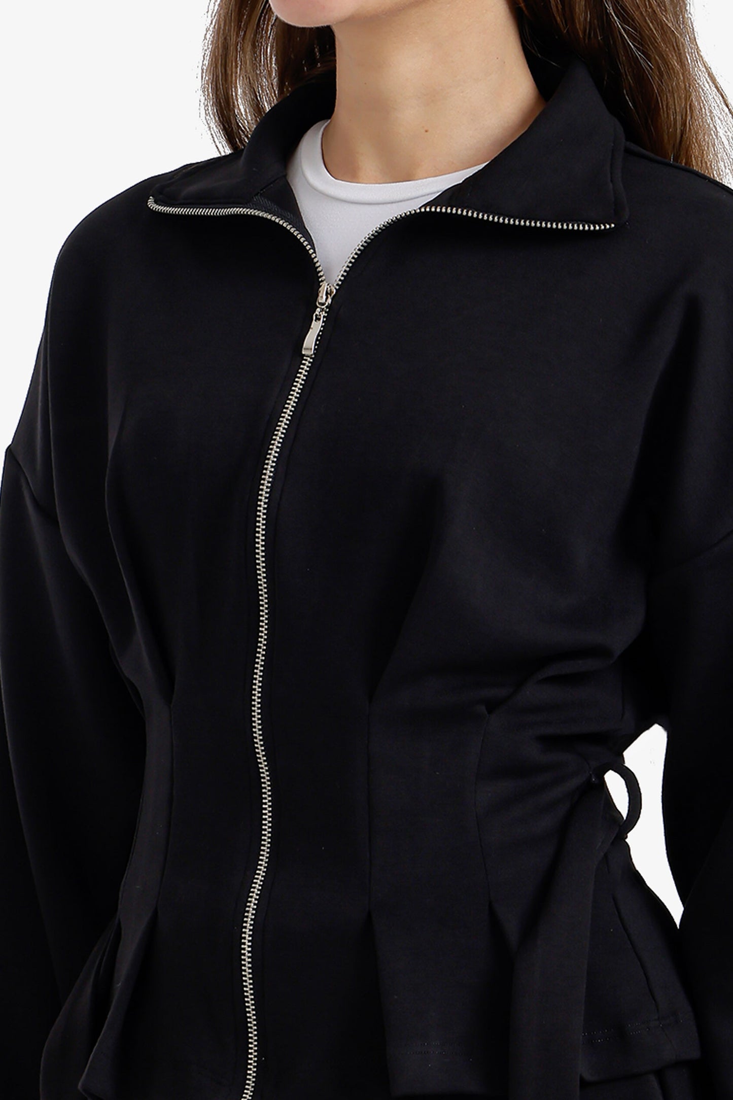 Dropped-Shoulder Lounge Jacket