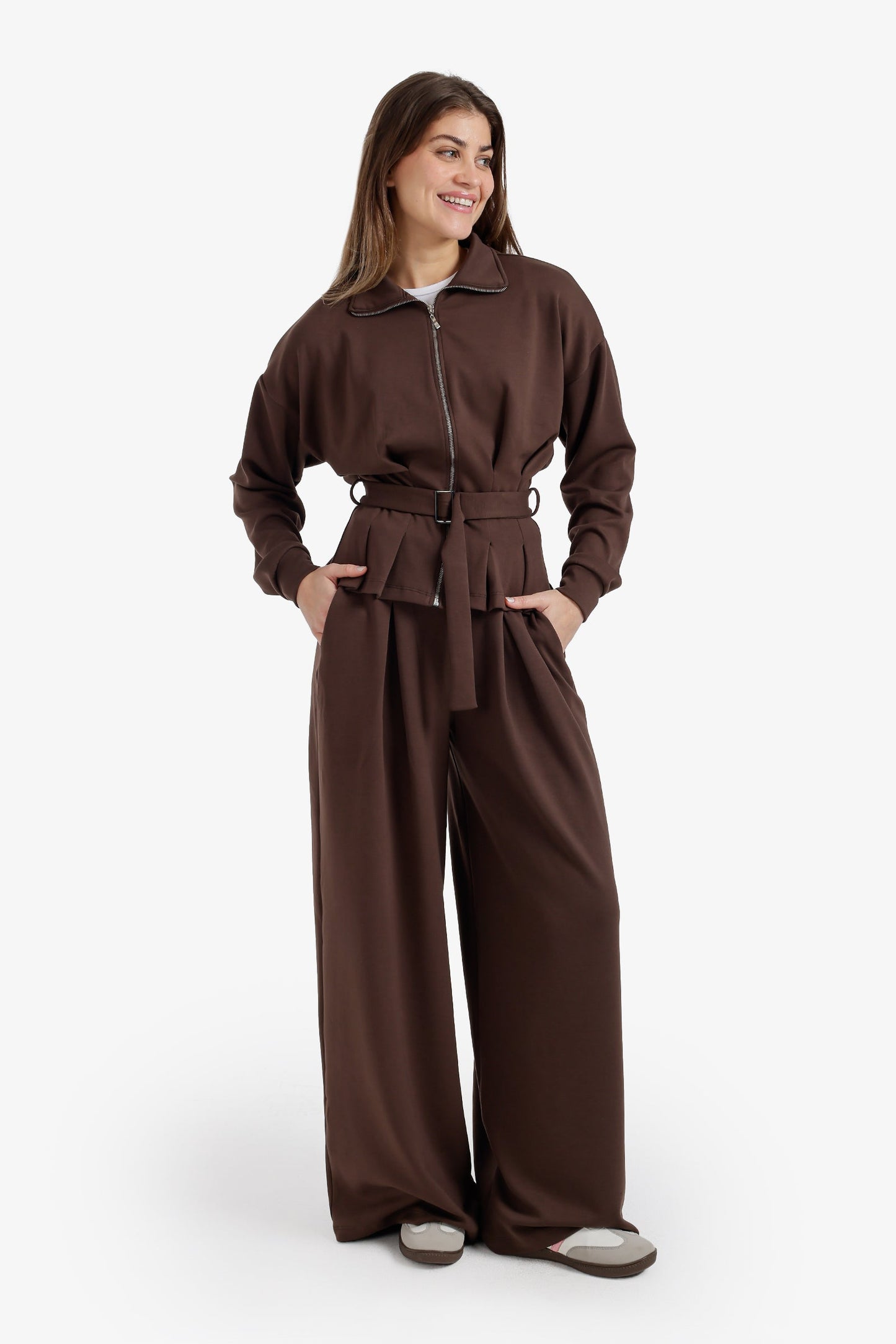 Dropped-Shoulder Lounge Jacket