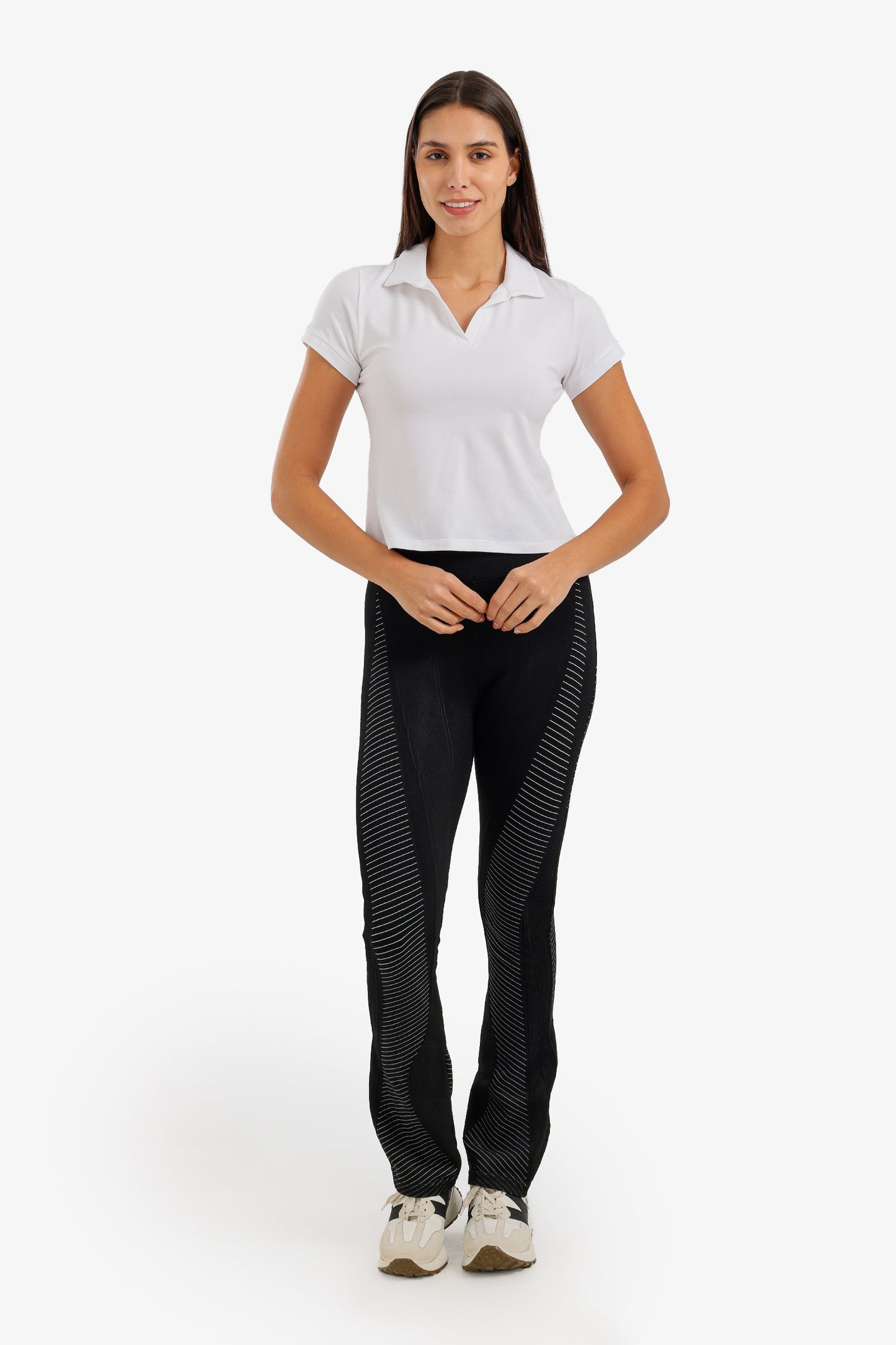 Cropped Polo T-Shirt