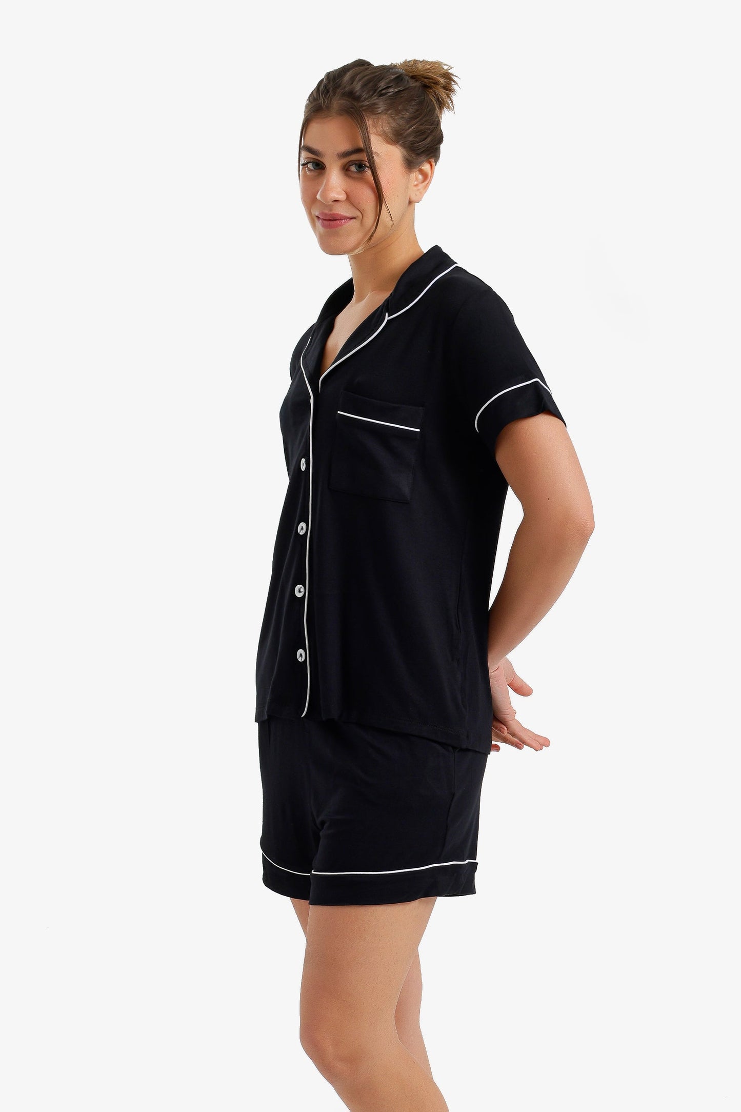 Piped Short Pyjama Set