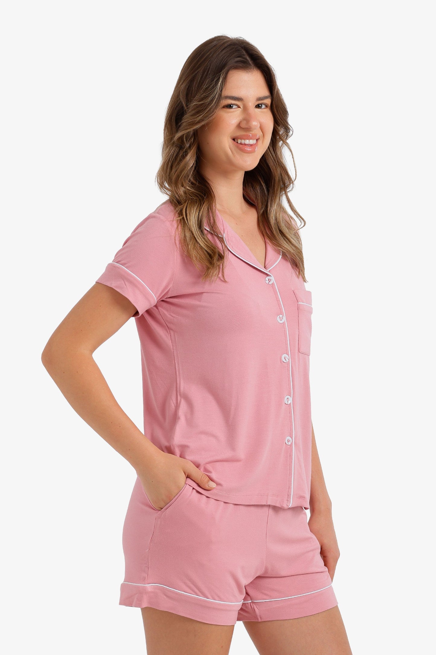 Piped Short Pyjama Set