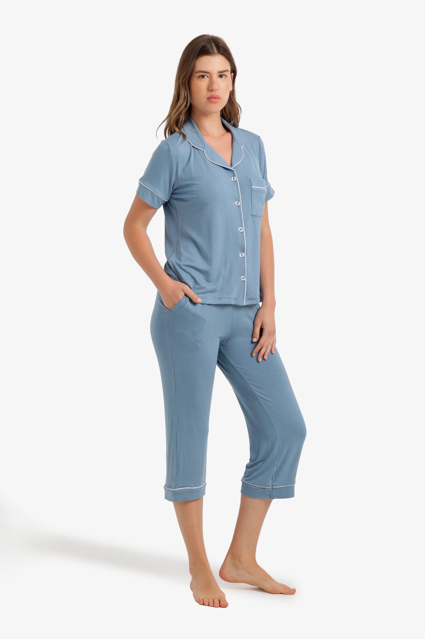 Classic Piping Pyjama Set