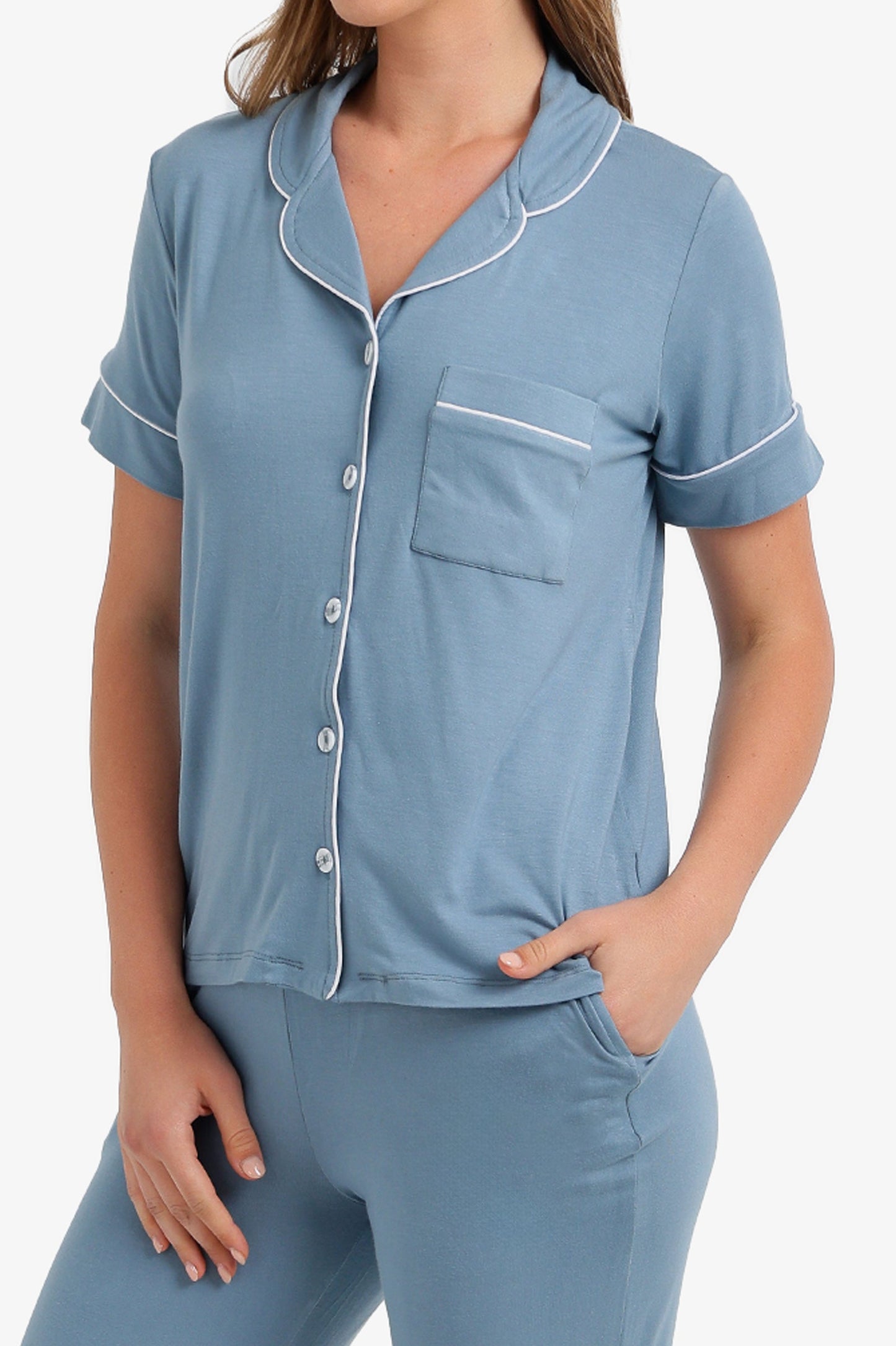 Classic Piping Pyjama Set