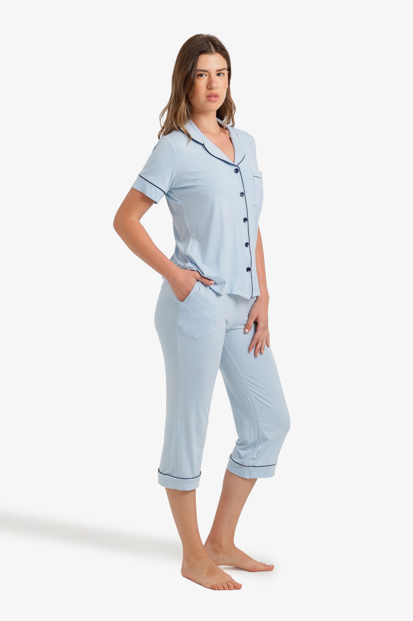 Classic Piping Pyjama Set