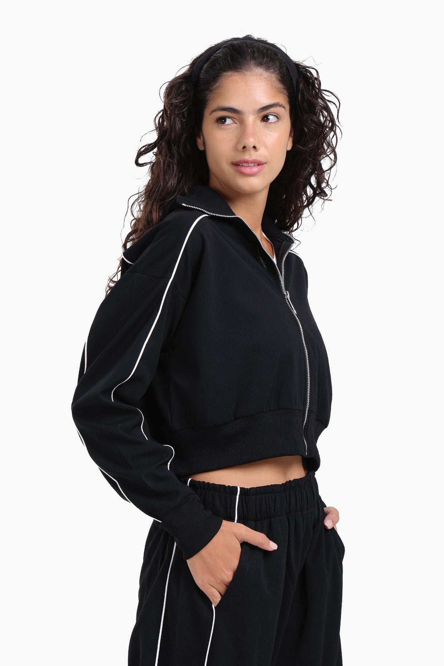 Lounge Jacket with Side Stripes