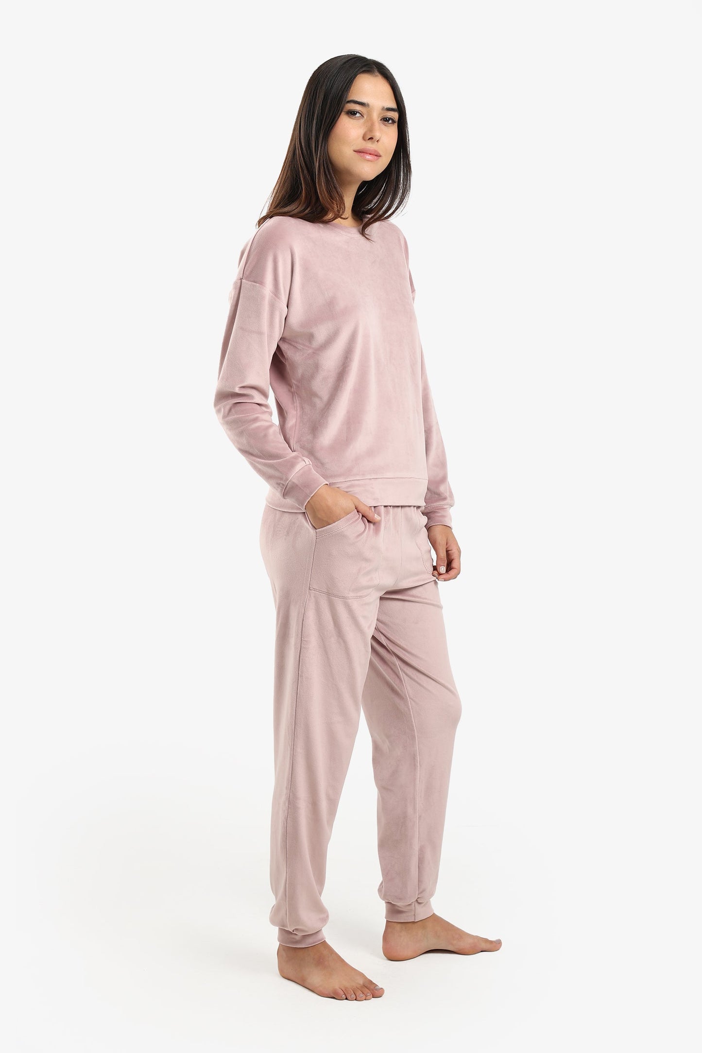 Round Neck Pyjama Set