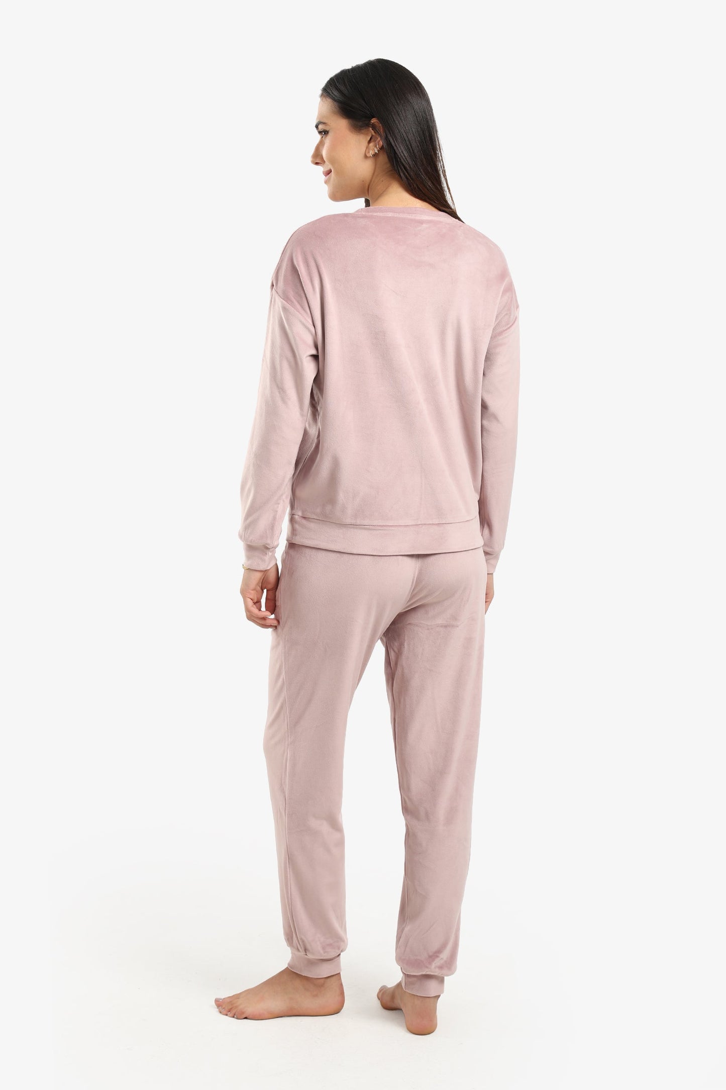 Round Neck Pyjama Set