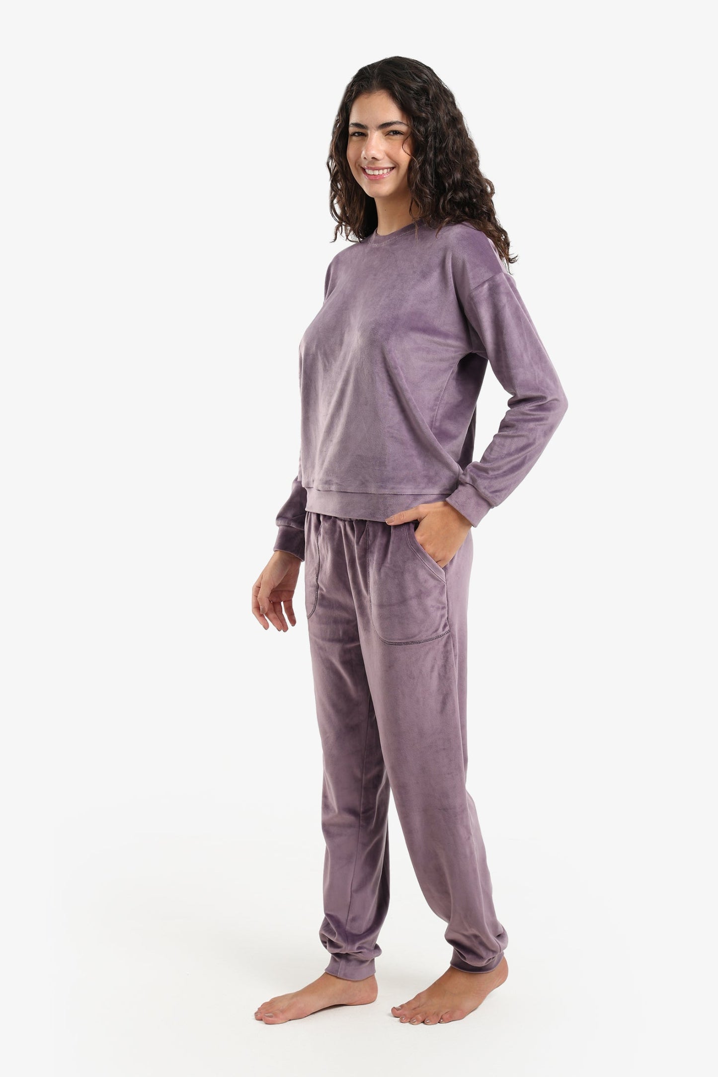 Round Neck Pyjama Set