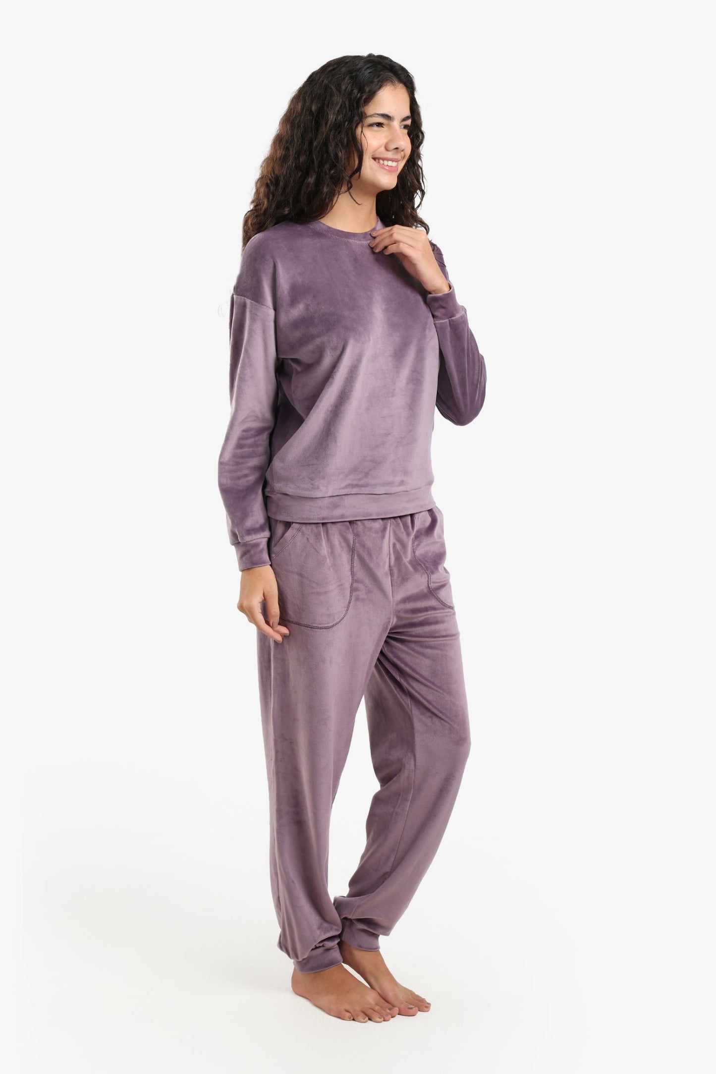 Round Neck Pyjama Set