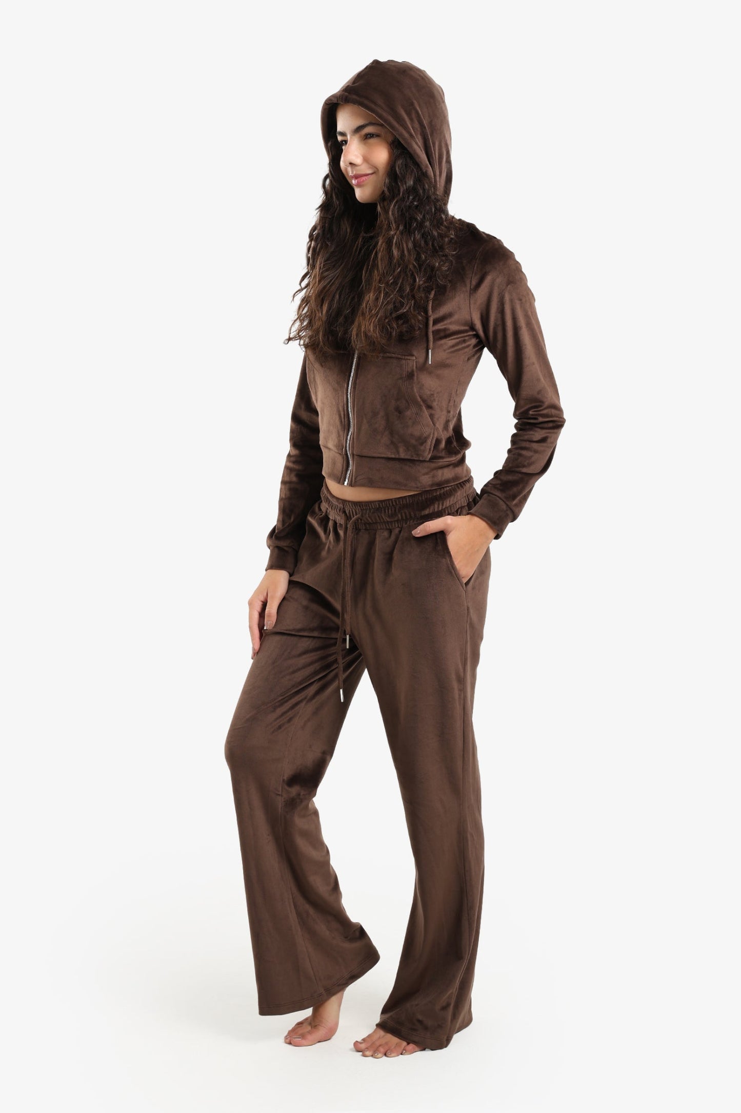 Hooded Neck Pyjama Set