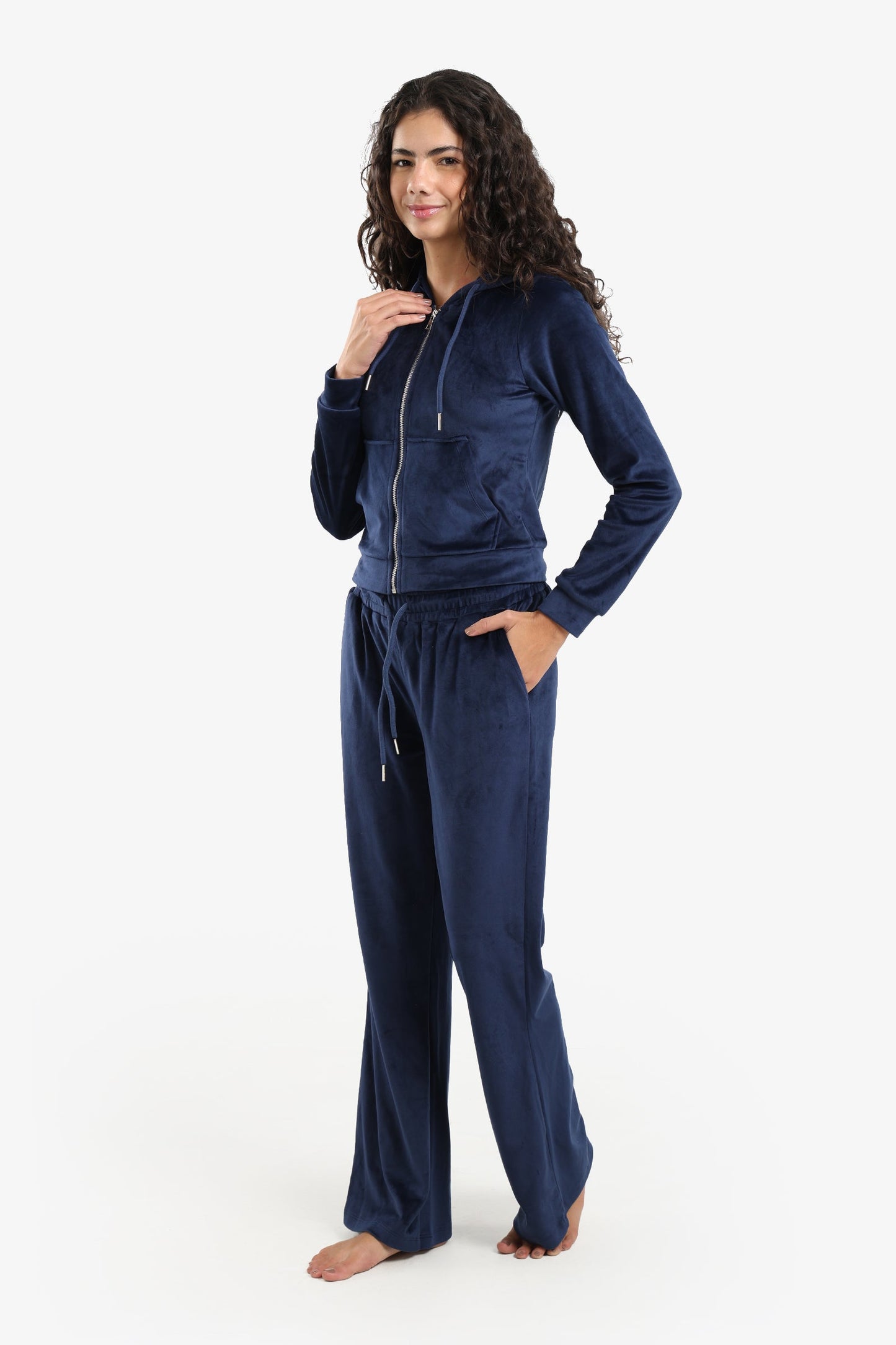 Hooded Neck Pyjama Set
