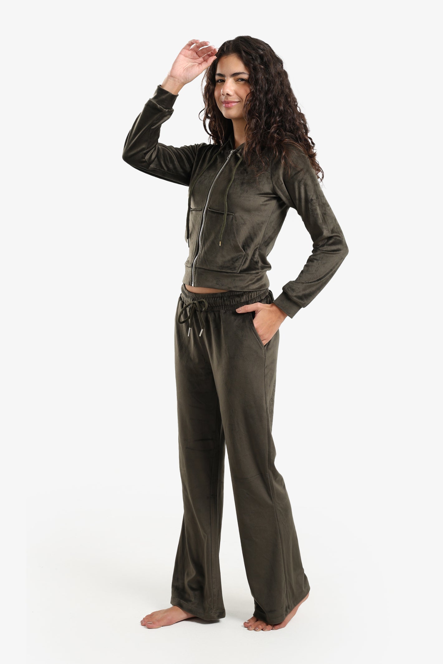 Hooded Neck Pyjama Set