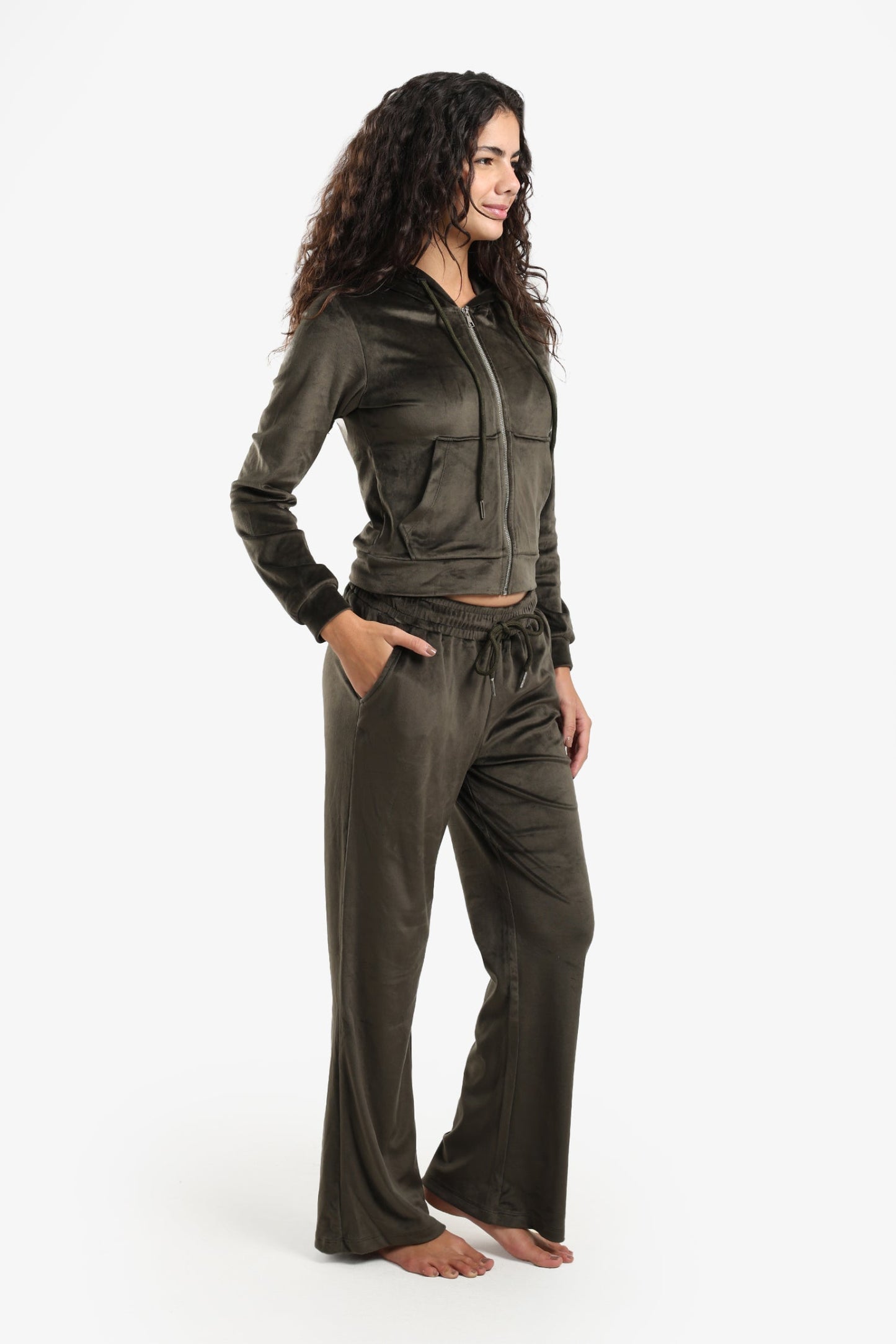 Hooded Neck Pyjama Set