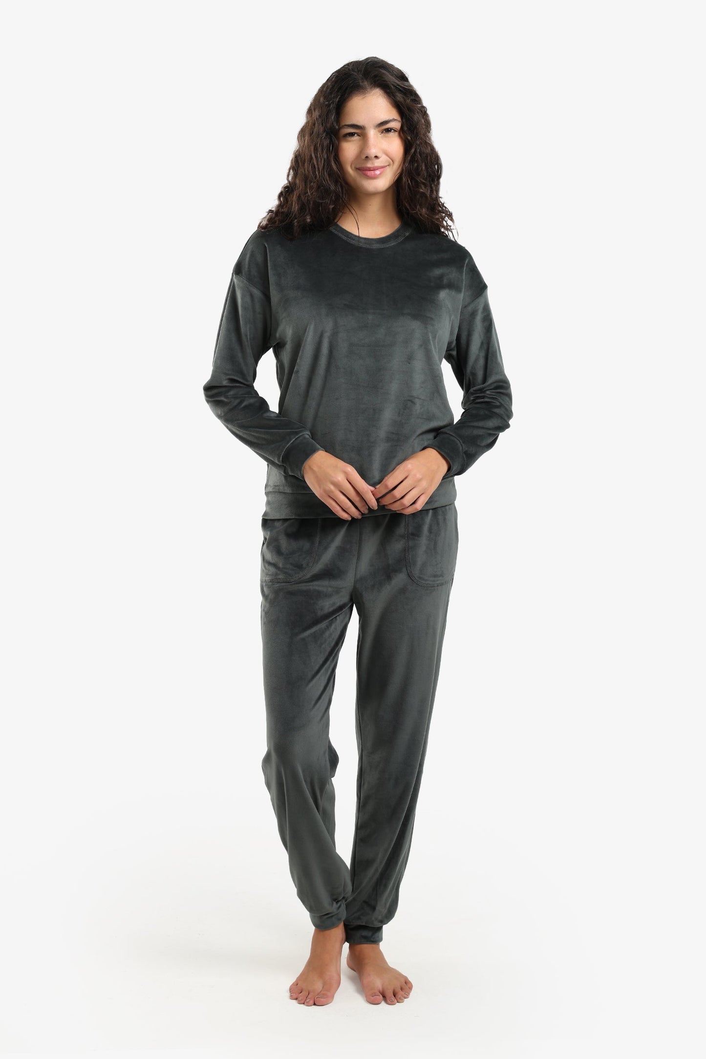 Round Neck Pyjama Set