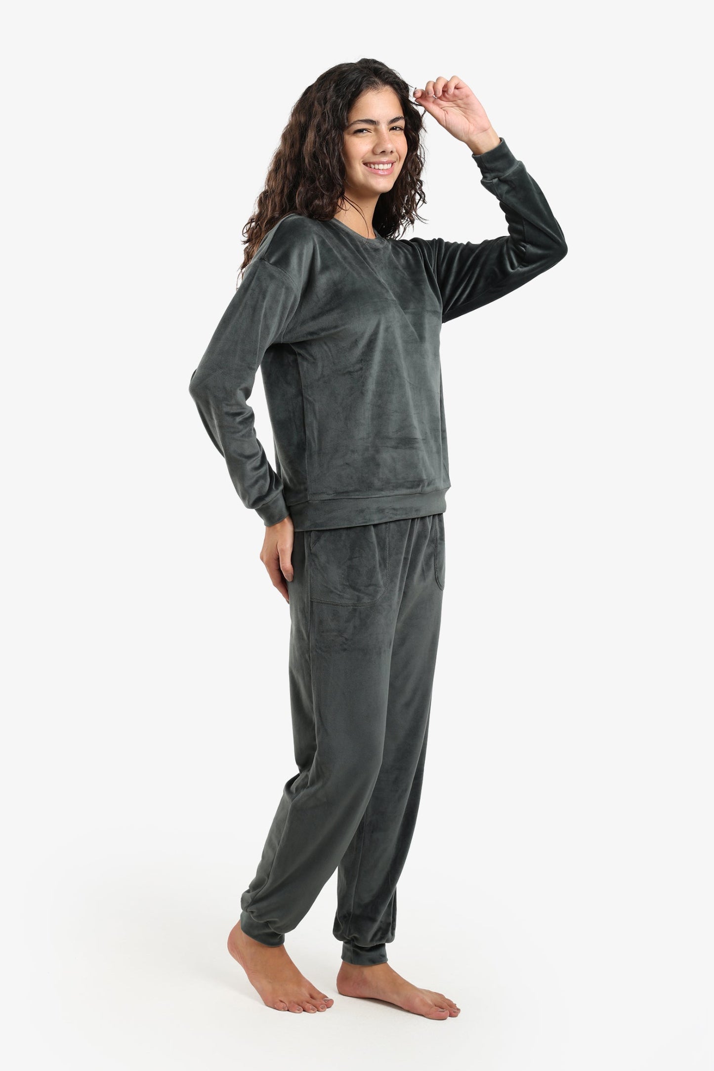 Round Neck Pyjama Set