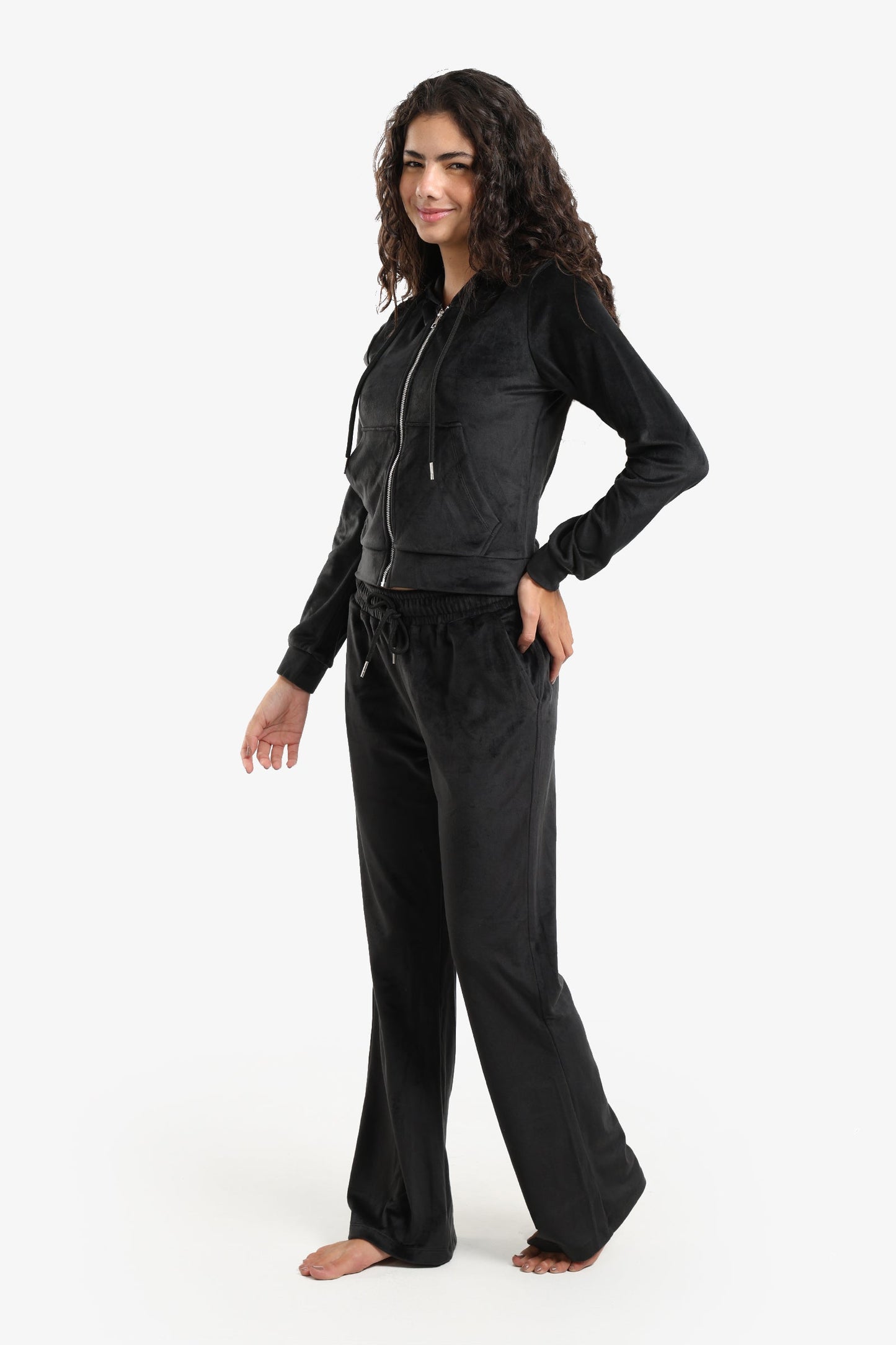 Hooded Neck Pyjama Set