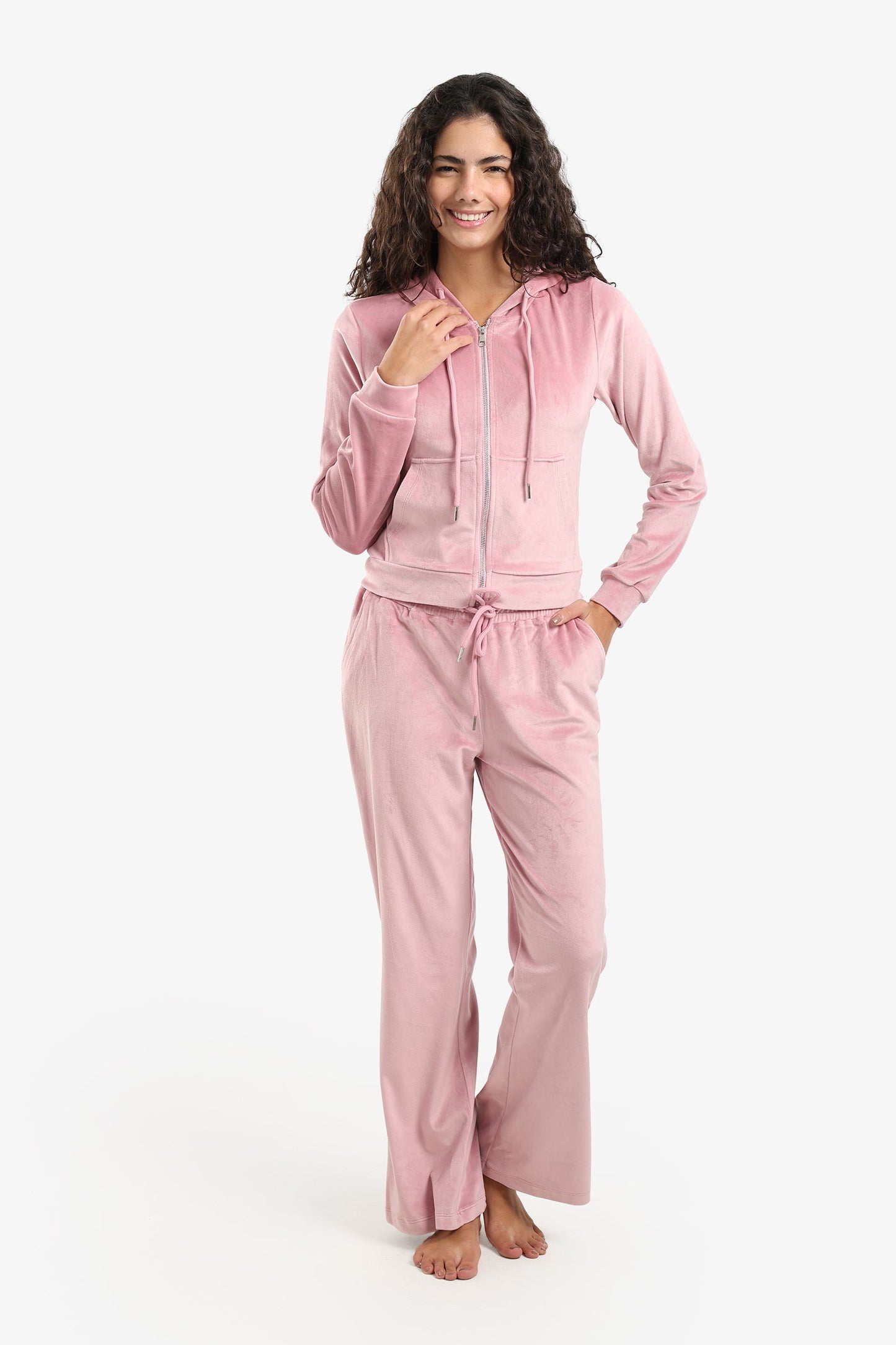 Hooded Neck Pyjama Set