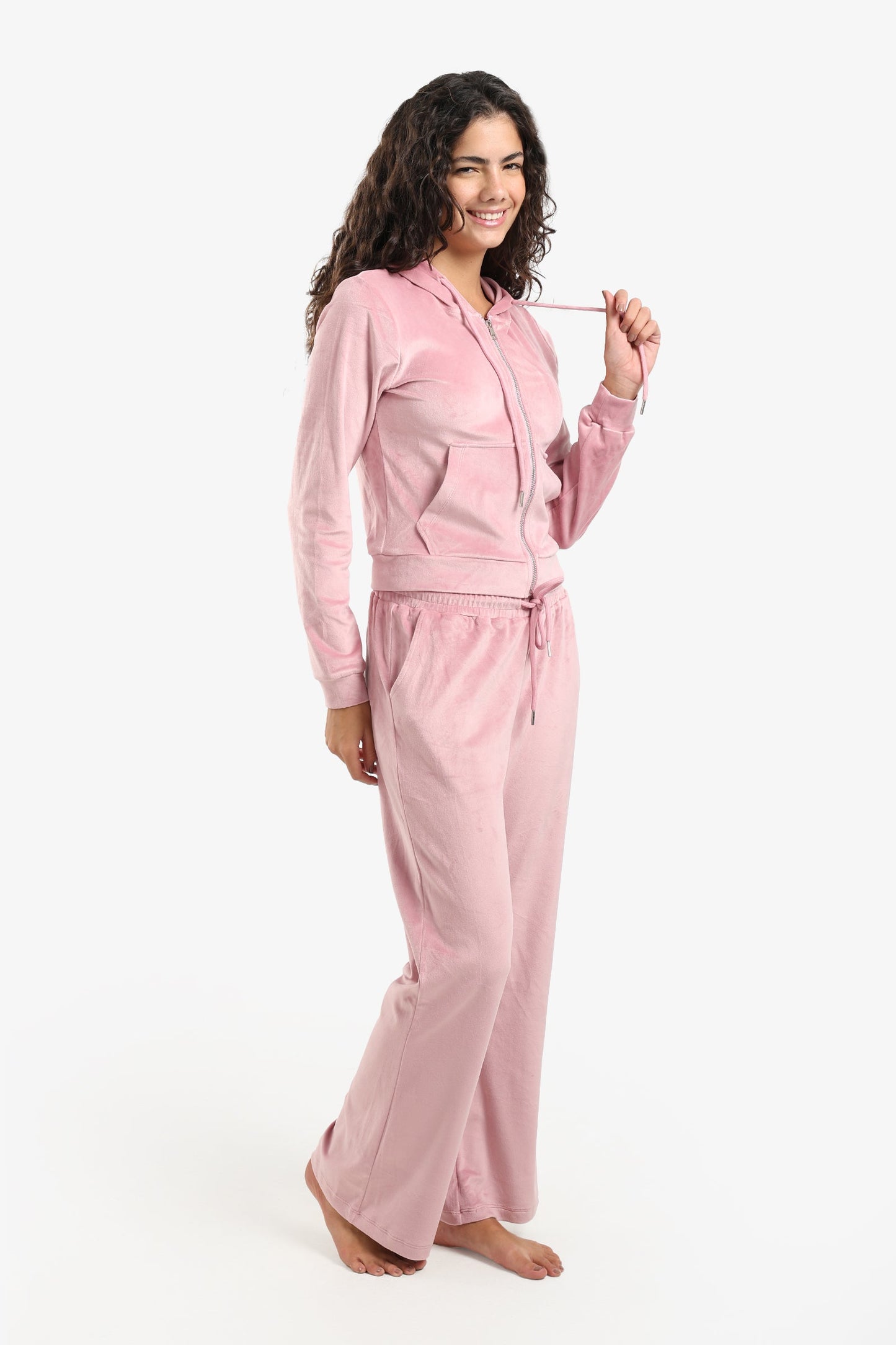 Hooded Neck Pyjama Set