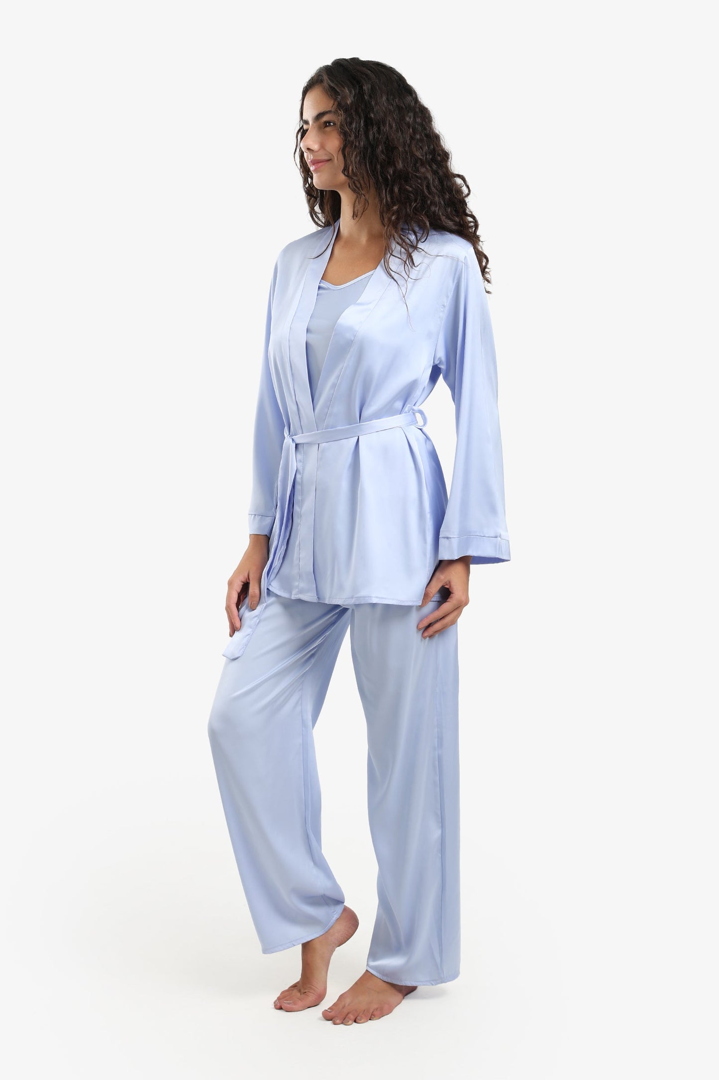 Light Blue 3 Pieces Pyjama Set