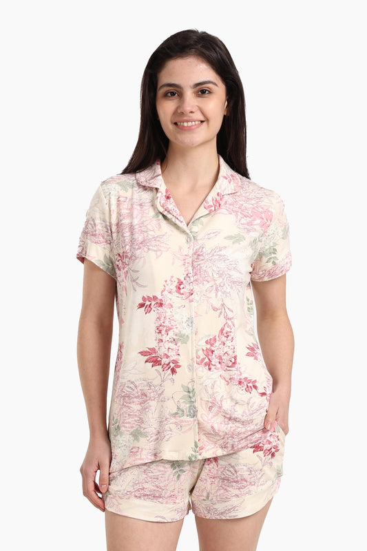 Chic Printed Pyjama Set