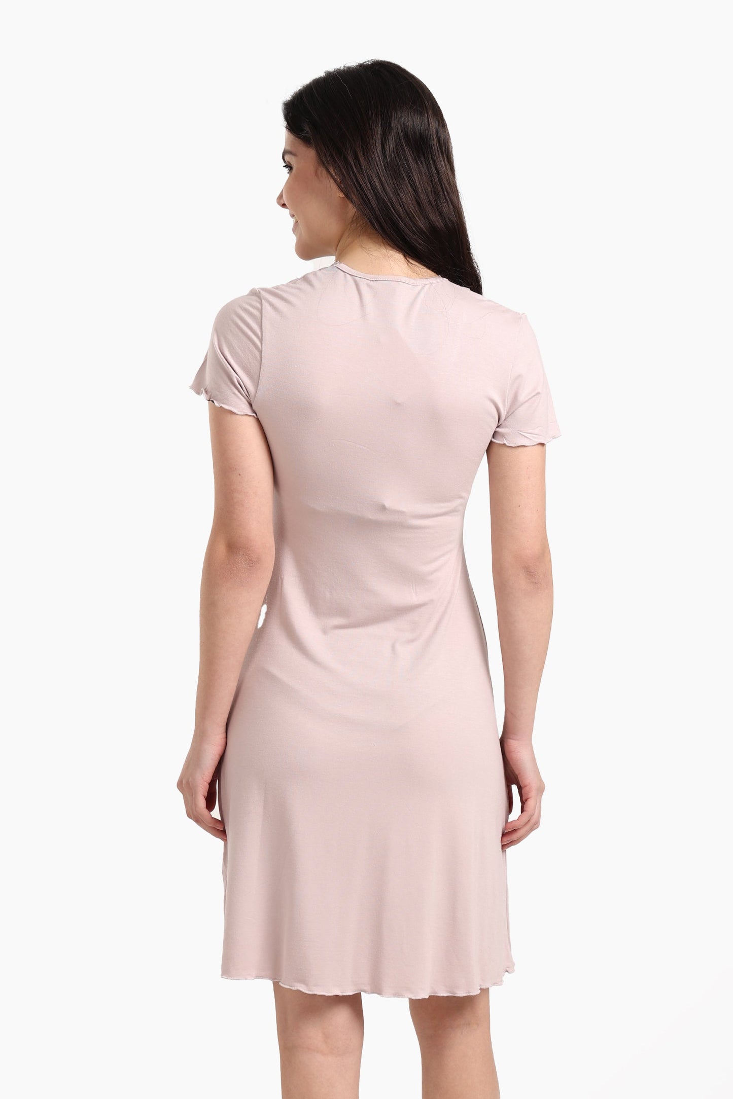 Viscose V-Neck Nightgown