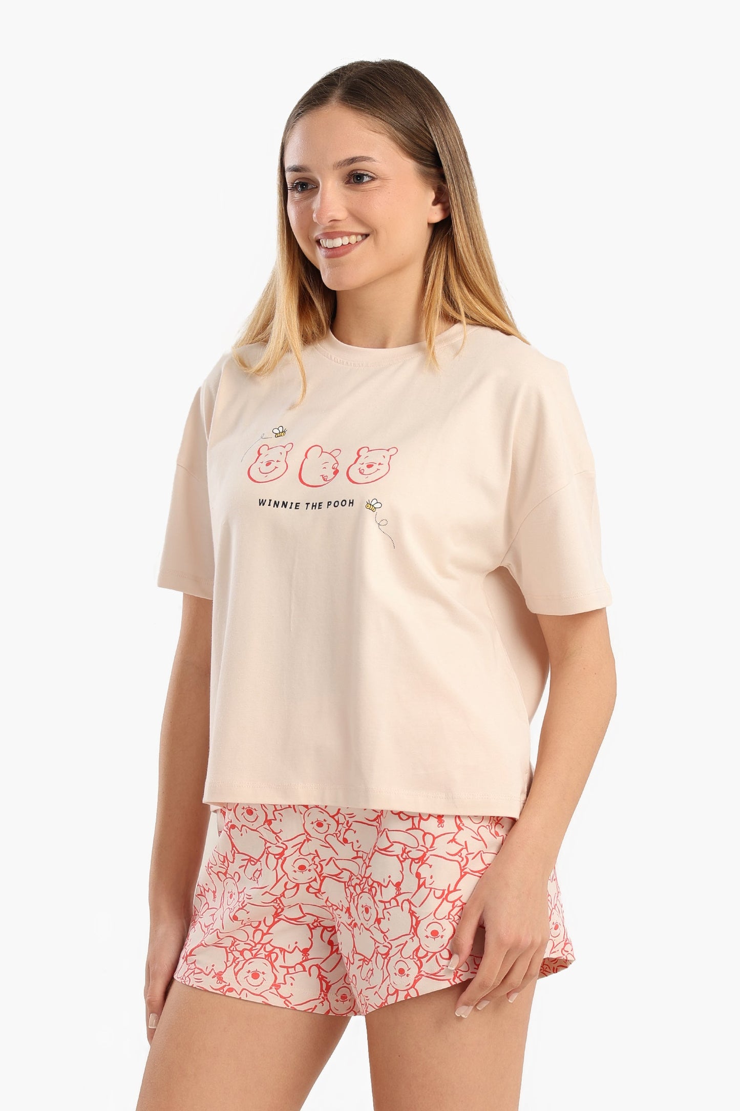 Pyjama Set with Pooh Print