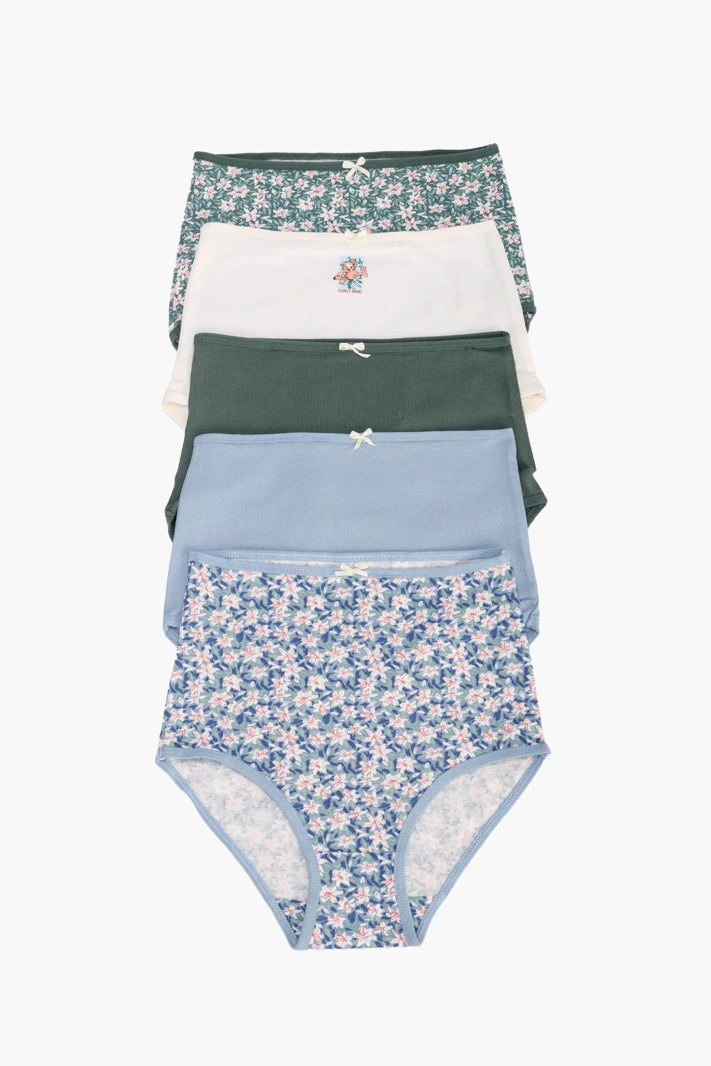 Pack of 5 Colored Full Brief Panties