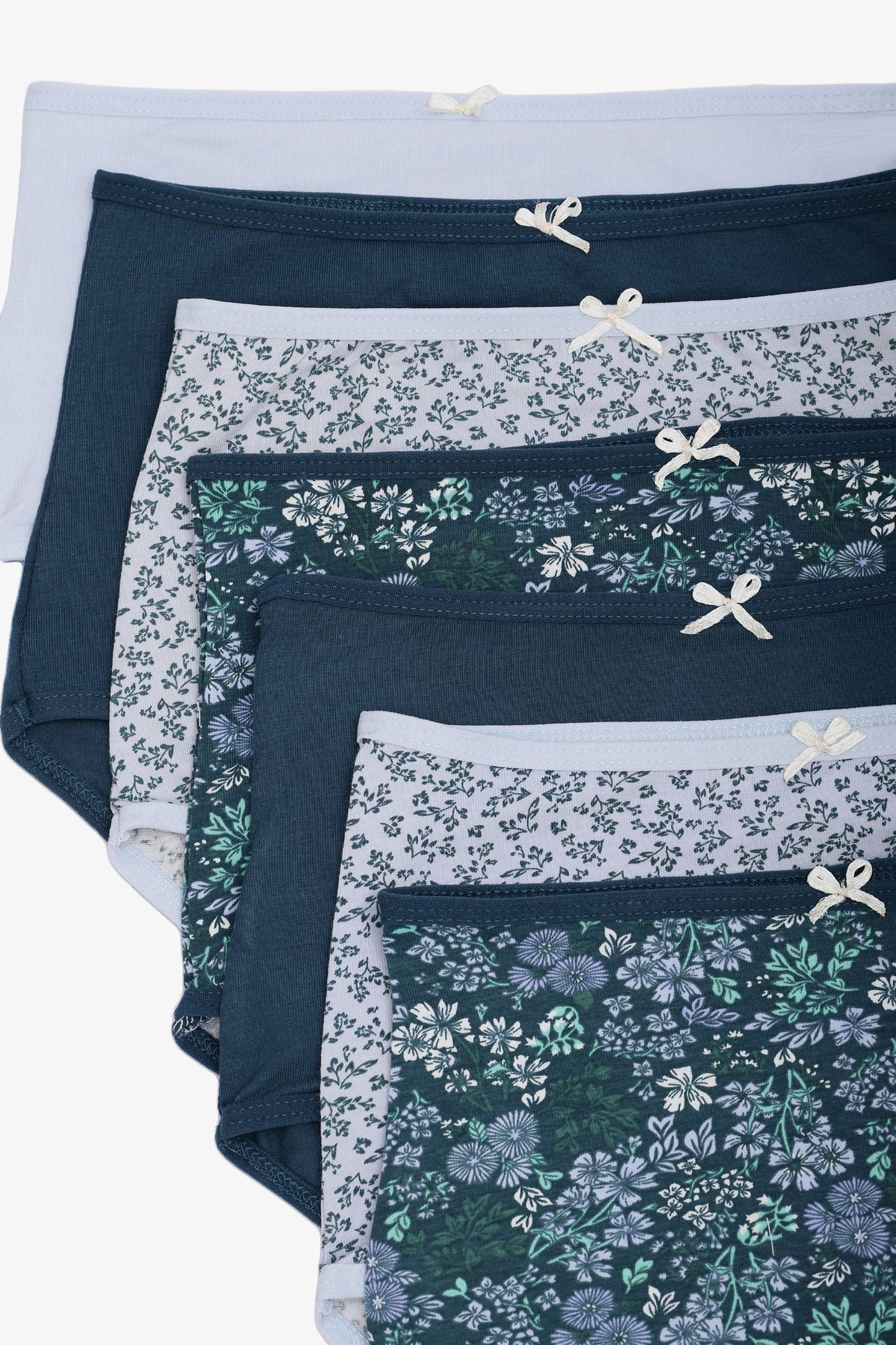 Pack of 7 Colored Full Brief Panties