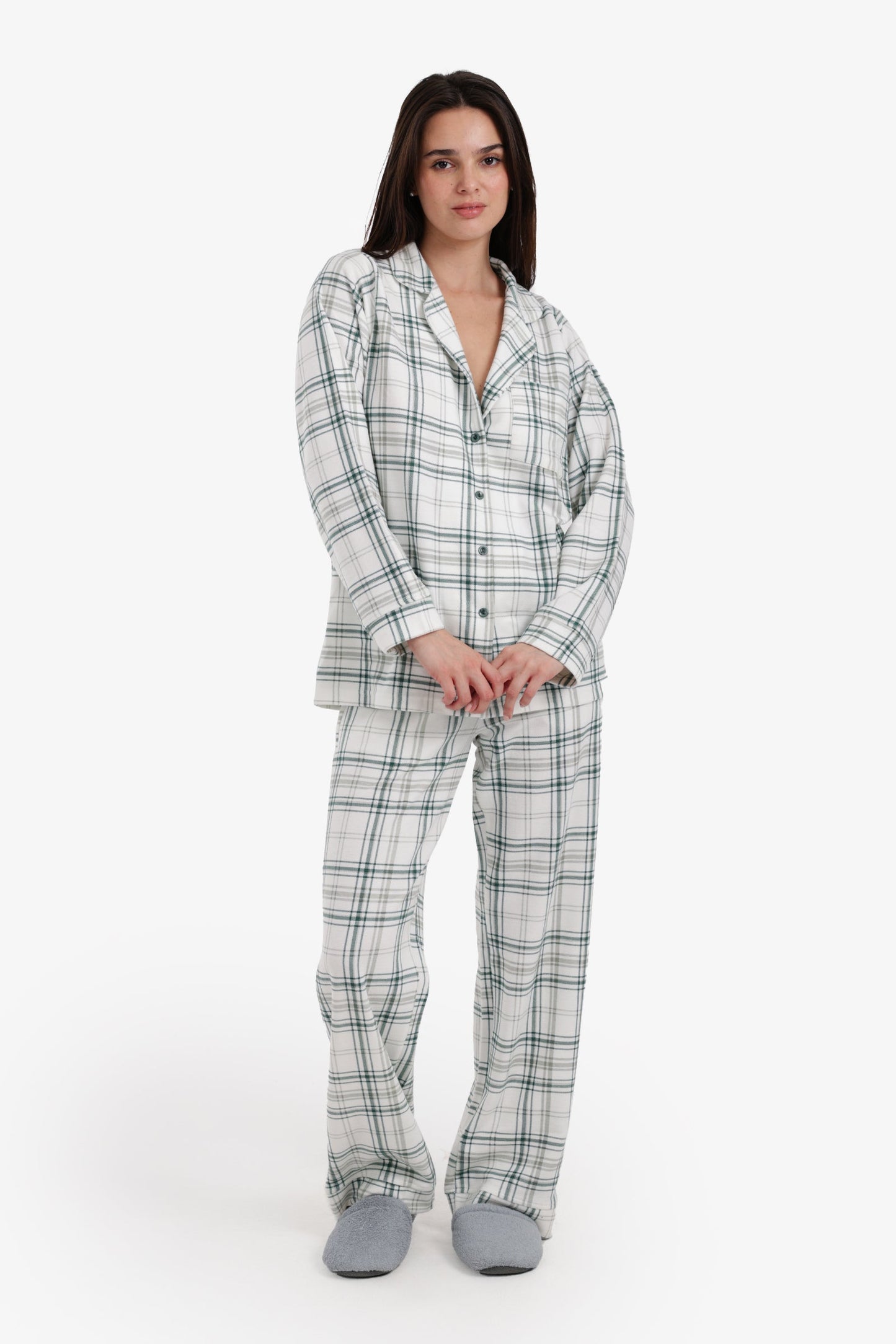 Checked Pattern Pyjama Set