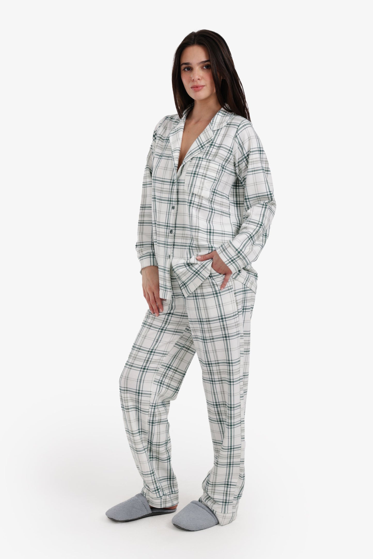 Checked Pattern Pyjama Set