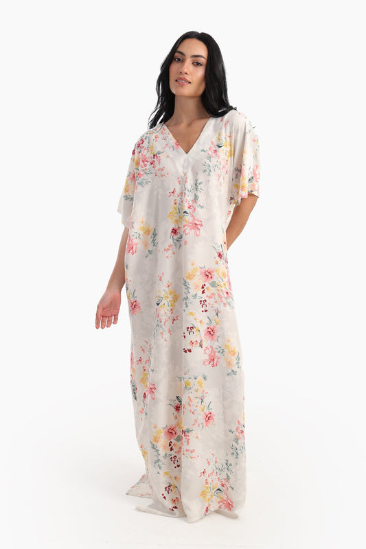 Floral Printed Nightgown