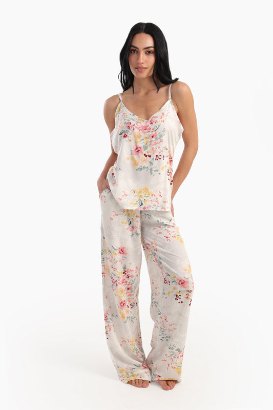 Floral Printed Pyjama Set