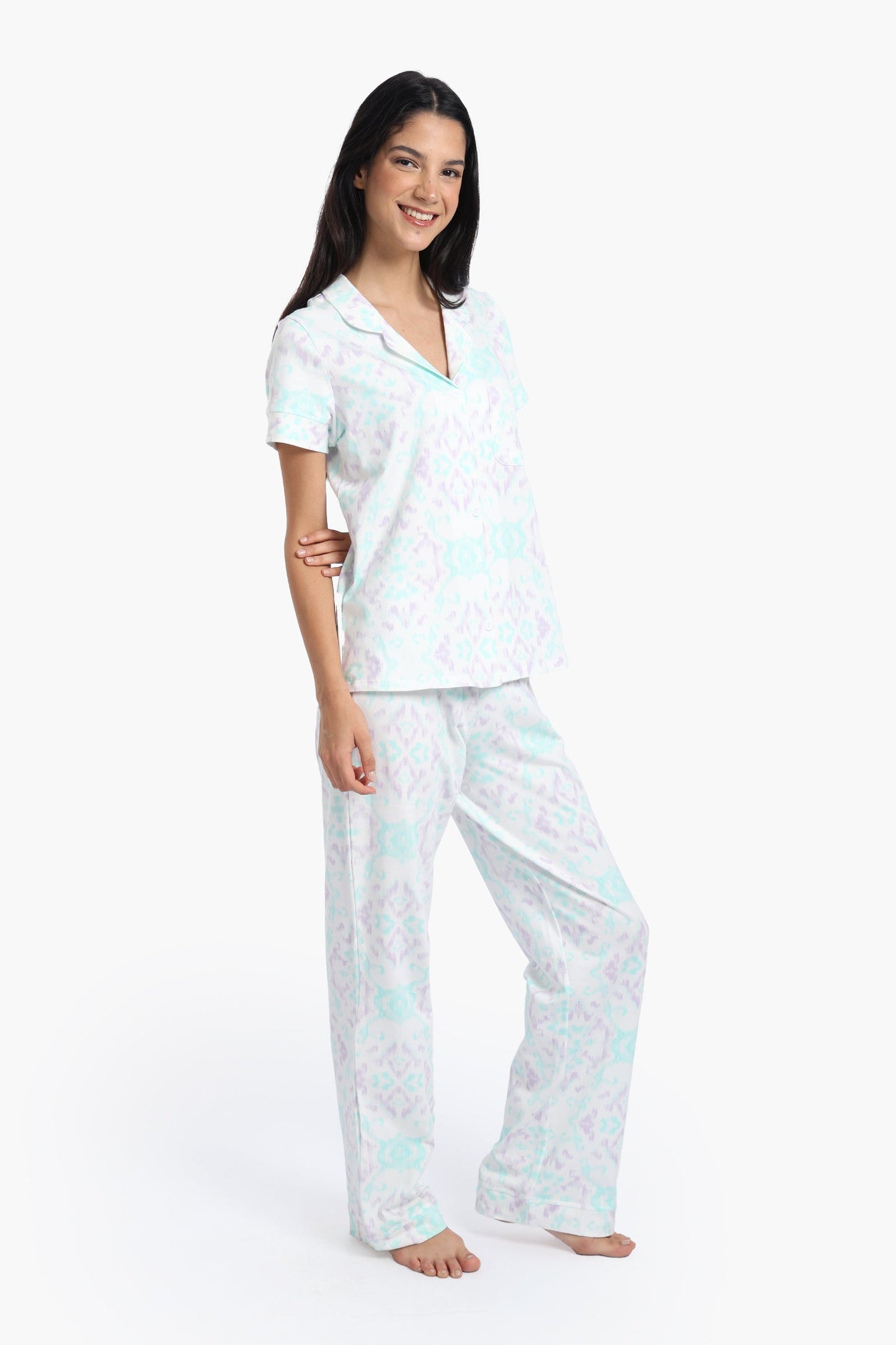 Cotton Printed Pyjama Set