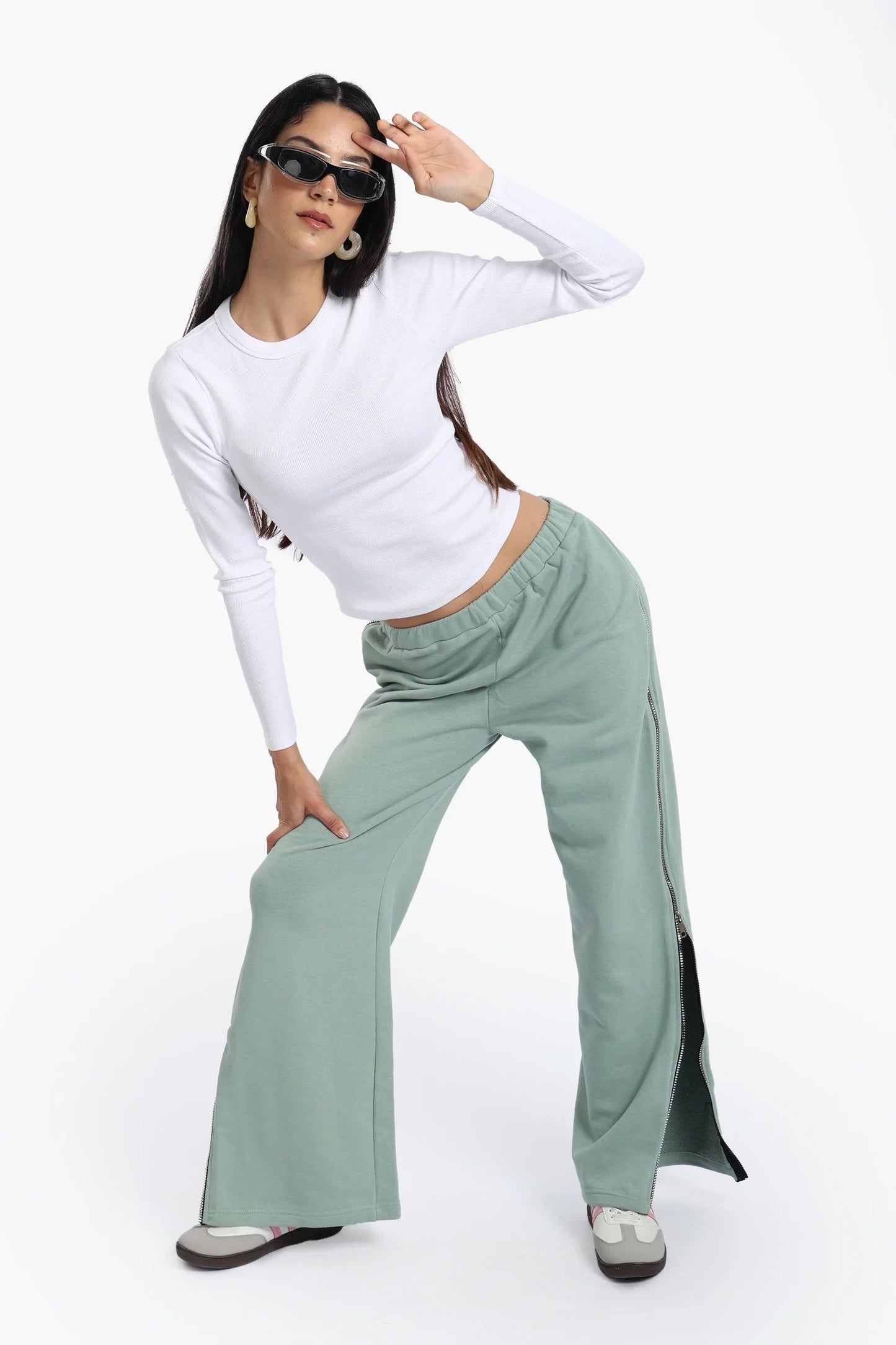 Side Zippers Lounge Pants