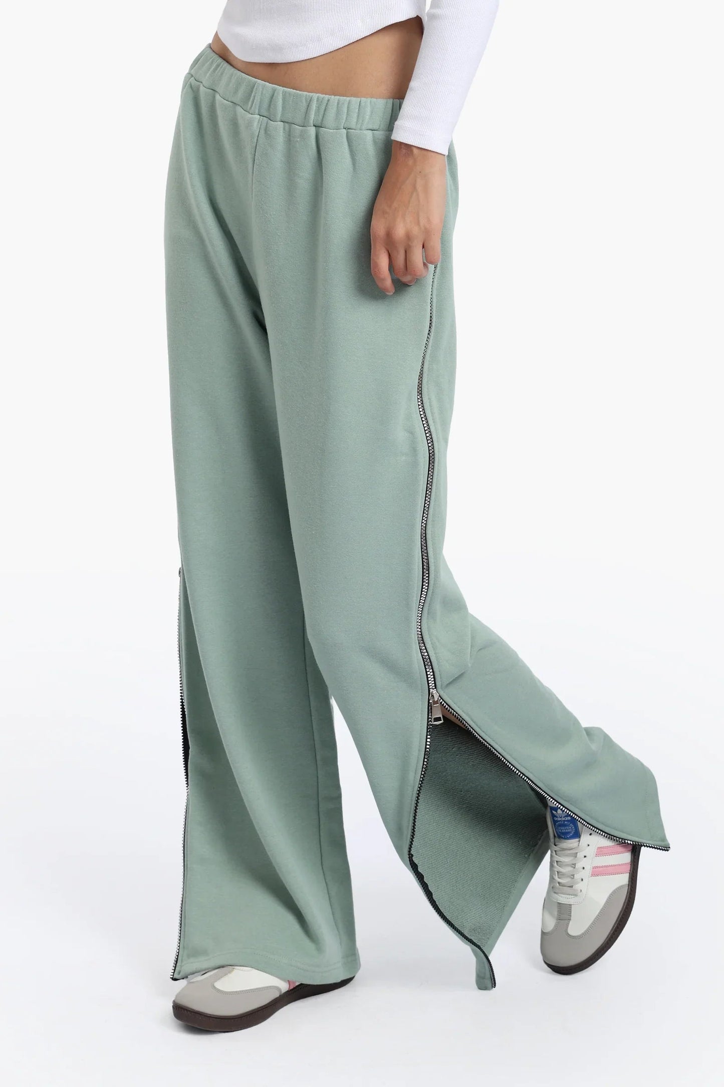 Side Zippers Lounge Pants