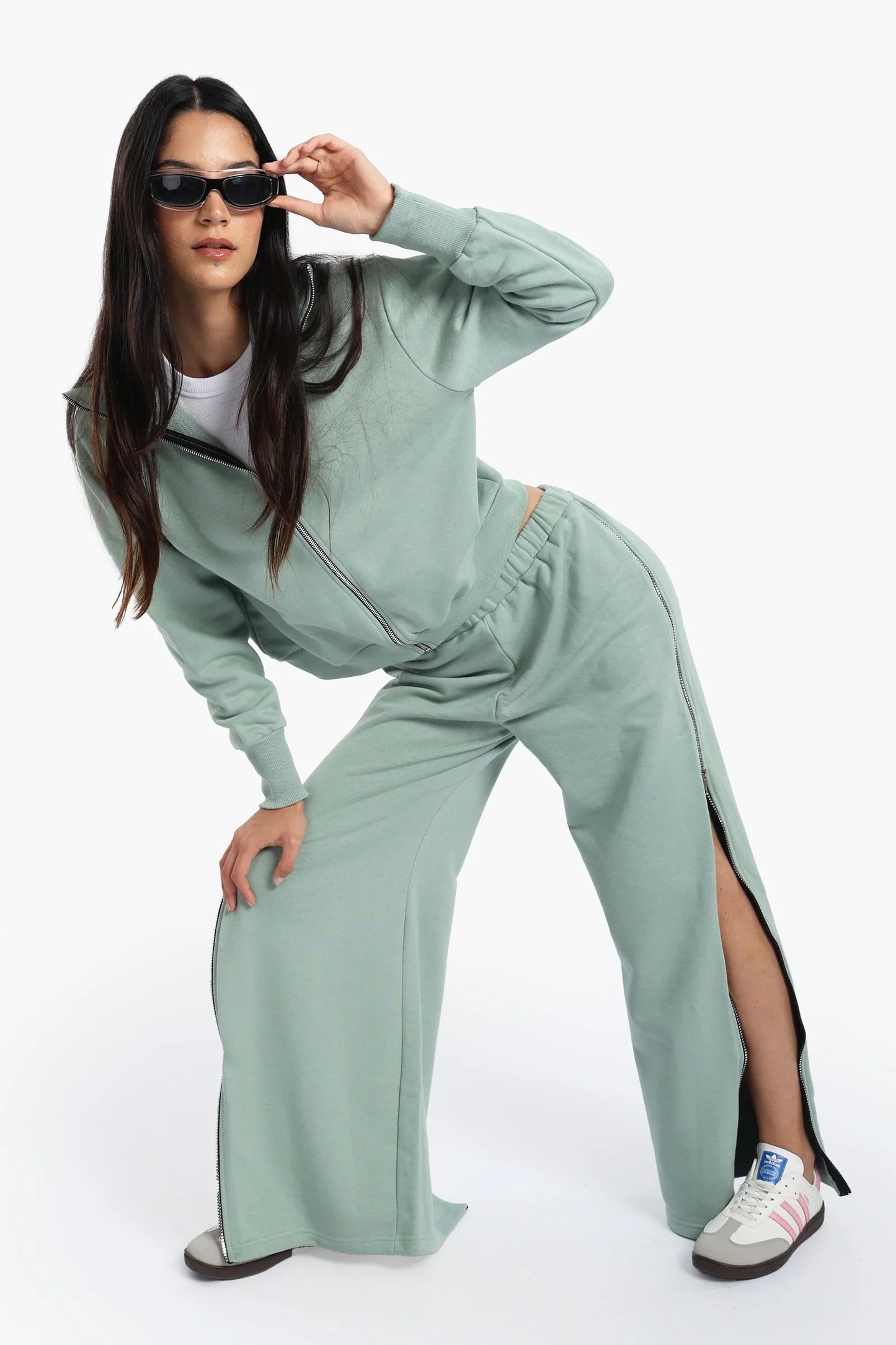 Side Zippers Lounge Pants