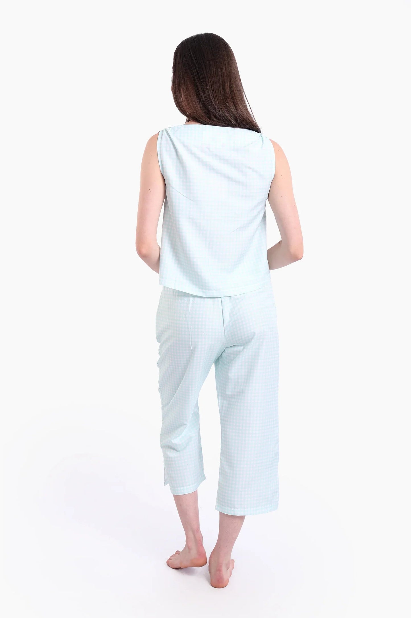 Gingham Tencel Pyjama Set